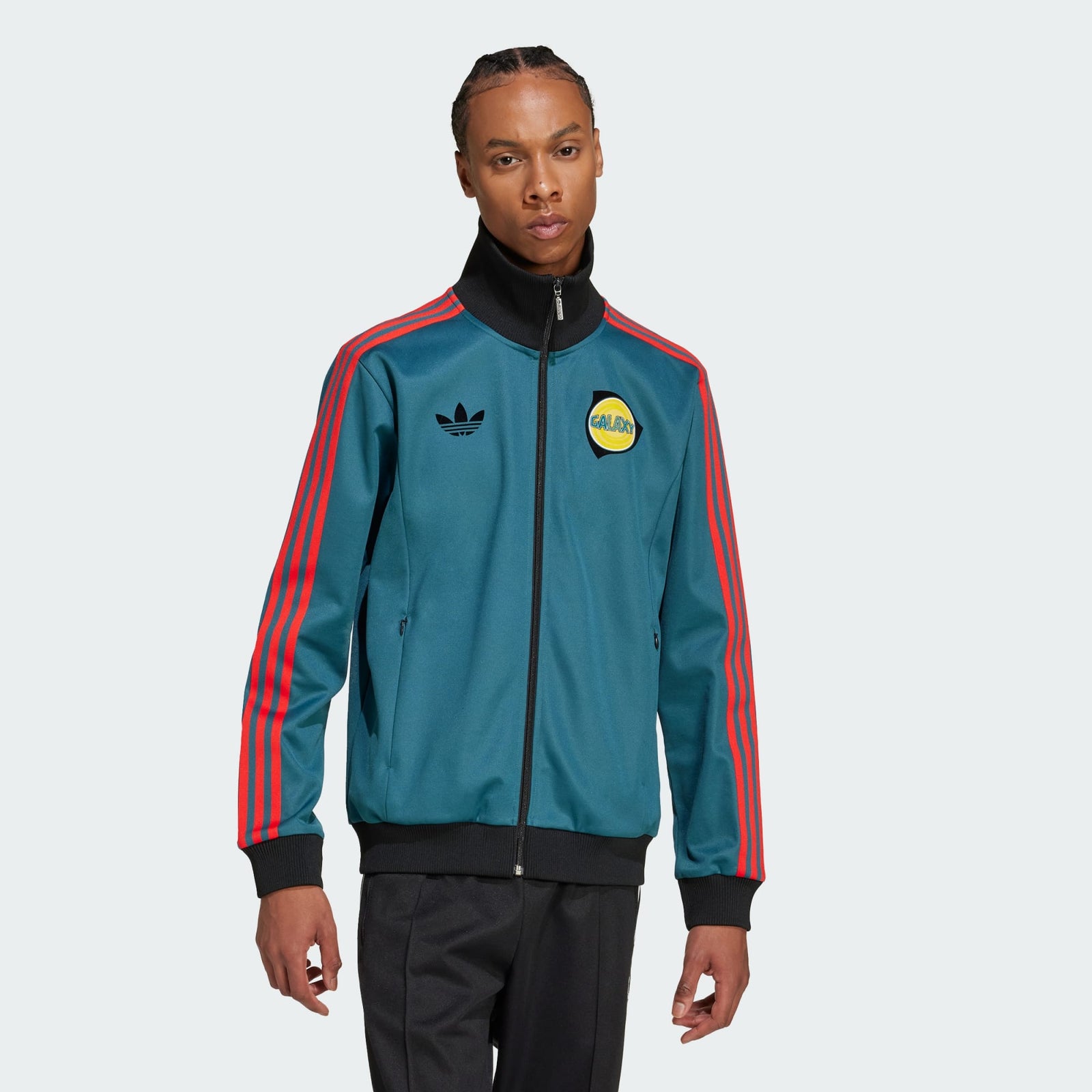 adidas 2024 LA GALAXY ADIDAS BECKENBAUER TRACK TOP - JE9500-ADIDAS by adidas | Available at Niky's Sports