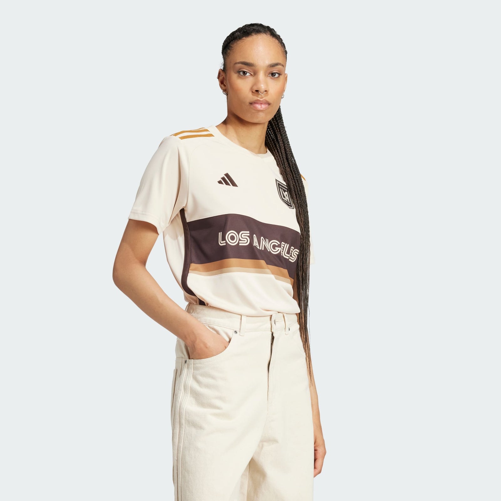 adidas 2024 LOS ANGELES FC WOMEN'S ARCHIVE  JERSEY - JX7965-ADIDAS by adidas | Available at Niky's Sports