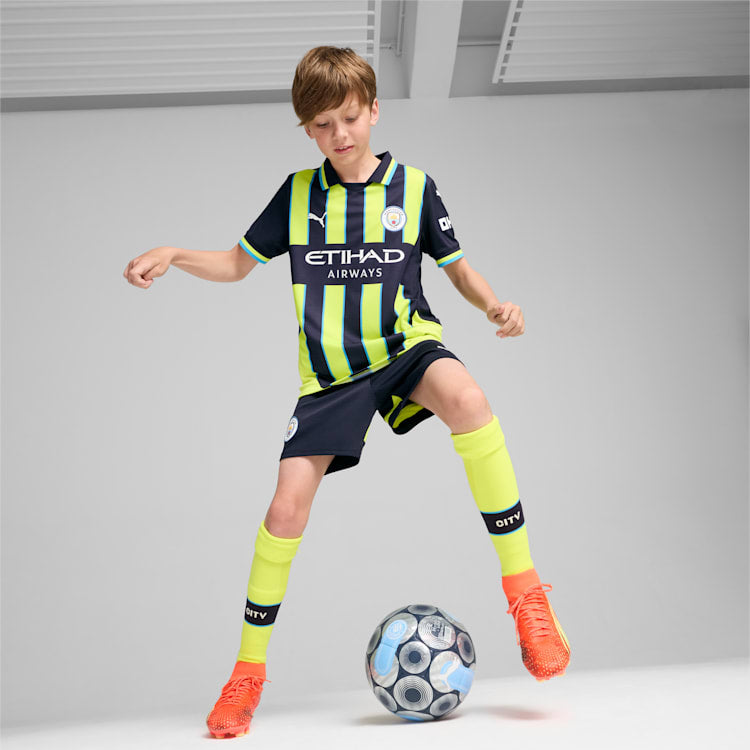 Puma Manchester City 24/25 Away Replica Big Kids' Soccer Jersey - 775089-02-PUMA by Puma | Available at Niky's Sports