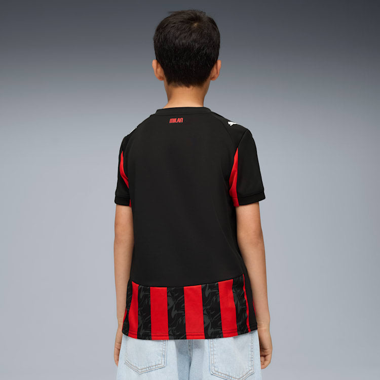 Puma AC Milan '25/'26 Home Replica Big Kids' Soccer Jersey - 779965-01-PUMA by Puma | Available at Niky's Sports