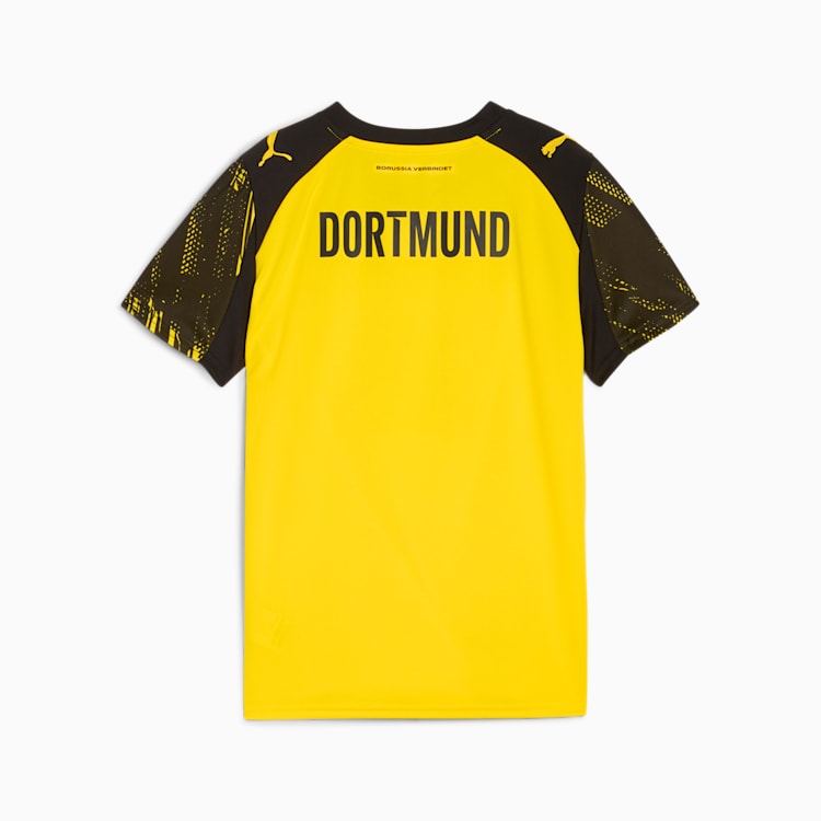 Puma Borussia Dortmund Replica Home 25/26 Big Kids' Soccer Jersey - 780094-01-PUMA by Puma | Available at Niky's Sports