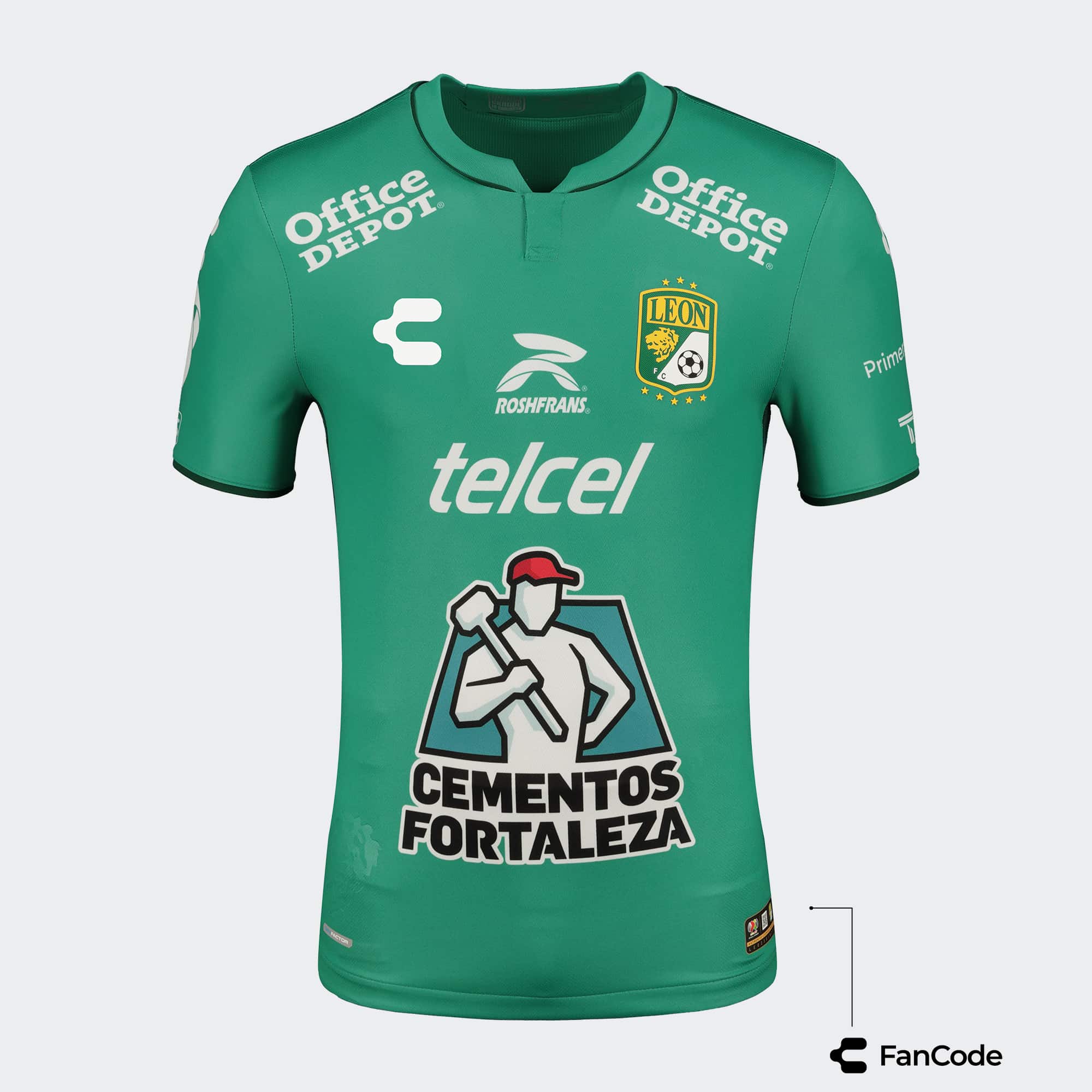 Leones RIO FRIO CABRERA 23 ユニフォーム Charly Leon Home Men's Soccer Jersey 23/24