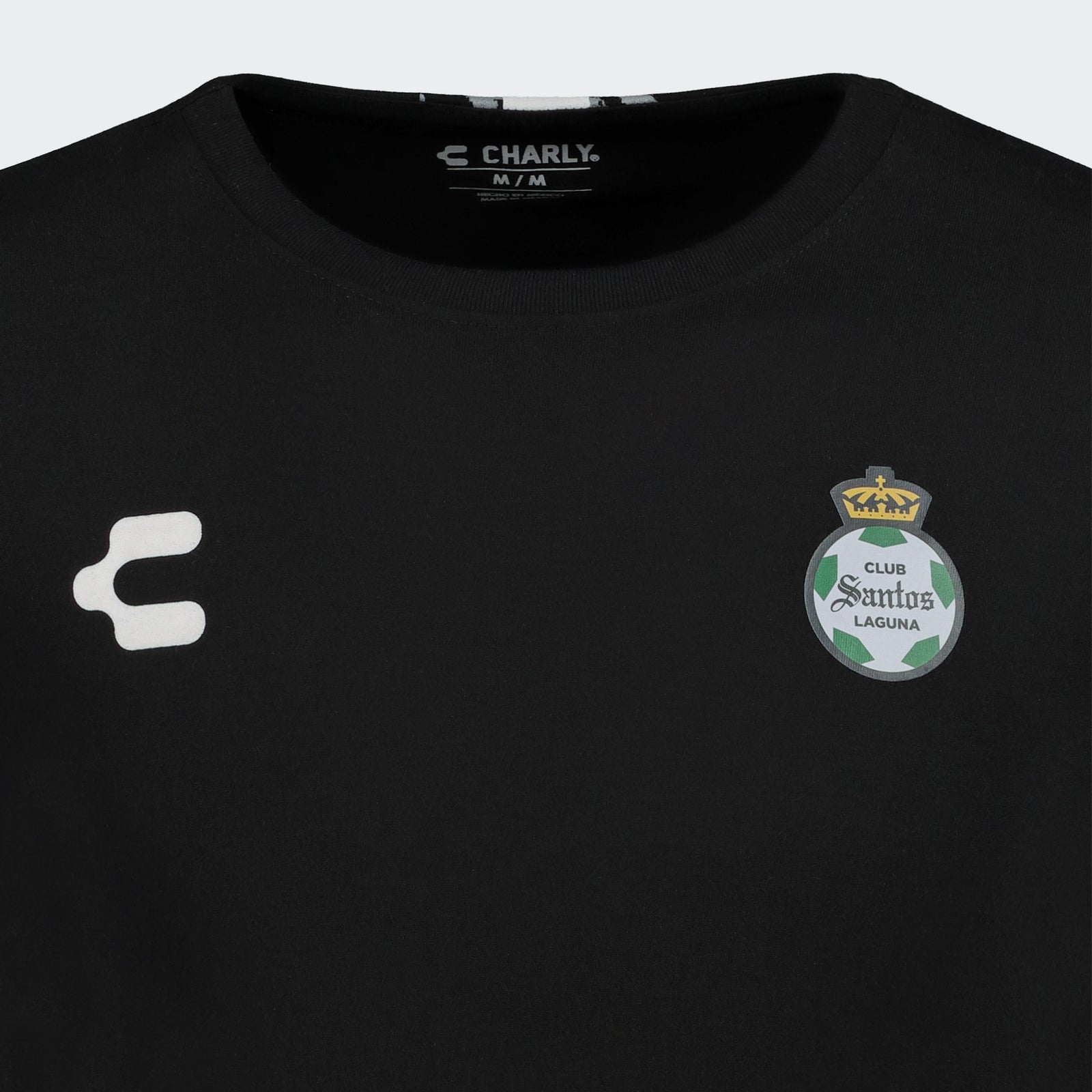 Charly Santos Tee - Black - 5095170-BLK-CHARLY by Charly | Available at Niky's Sports
