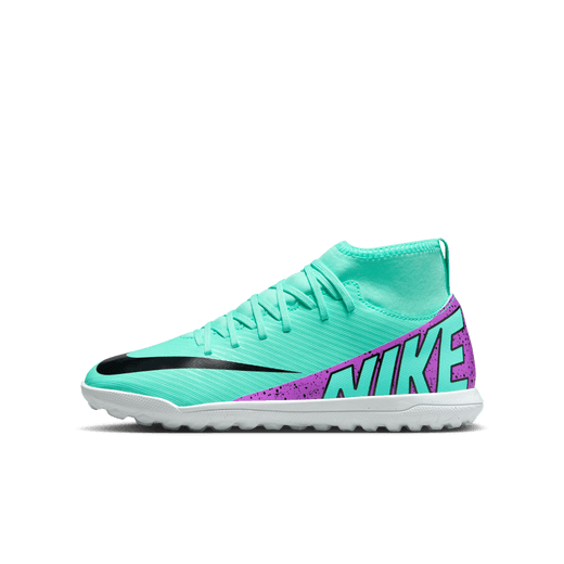 Nike Jr. Mercurial Superfly 9 Club Little/Big Kids' Turf Soccer Shoes