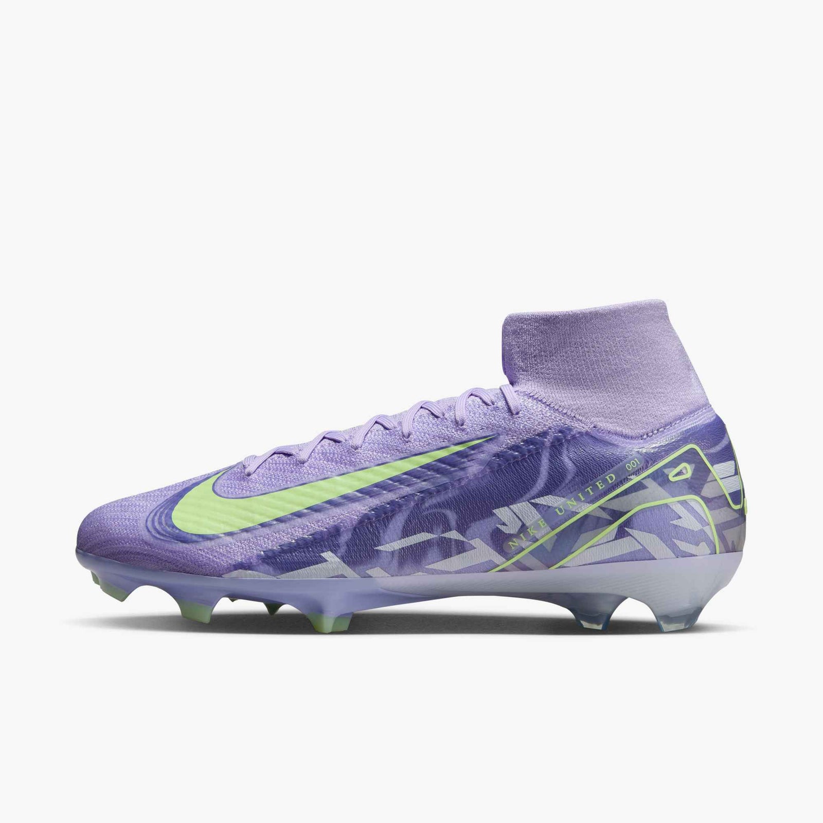 Nike United Mercurial Superfly 10 Elite FG High-Top Soccer Cleats - HF1603-500-NIKE by Nike | Available at Niky's Sports