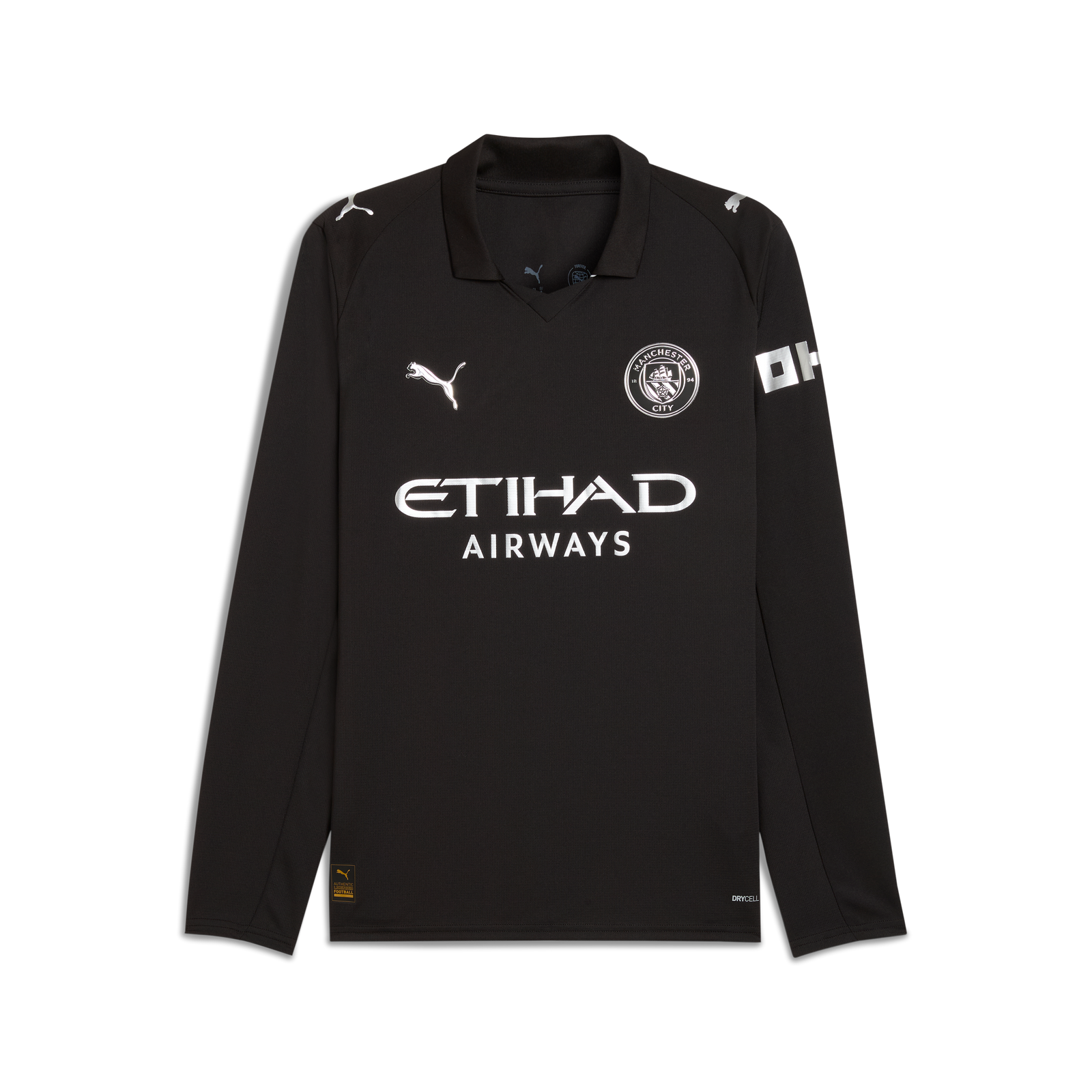 Puma Manchester City Away Men's Stadium Long Sleeve Jersey 25/26 - 780351-02-PUMA by Puma | Available at Niky's Sports