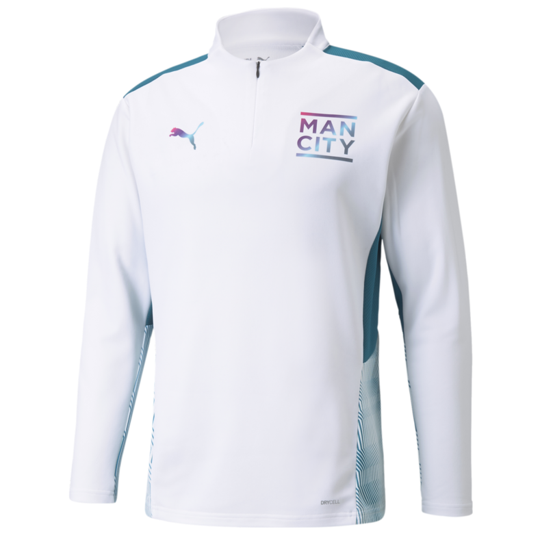 manchester city training gear Puma Manchester City FC 1/4 Zip Training Top