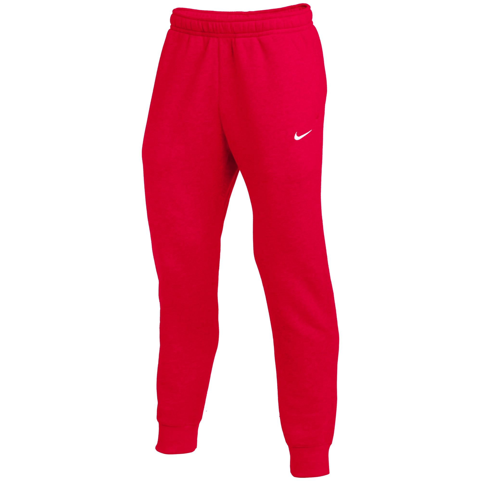 red nike joggers mens