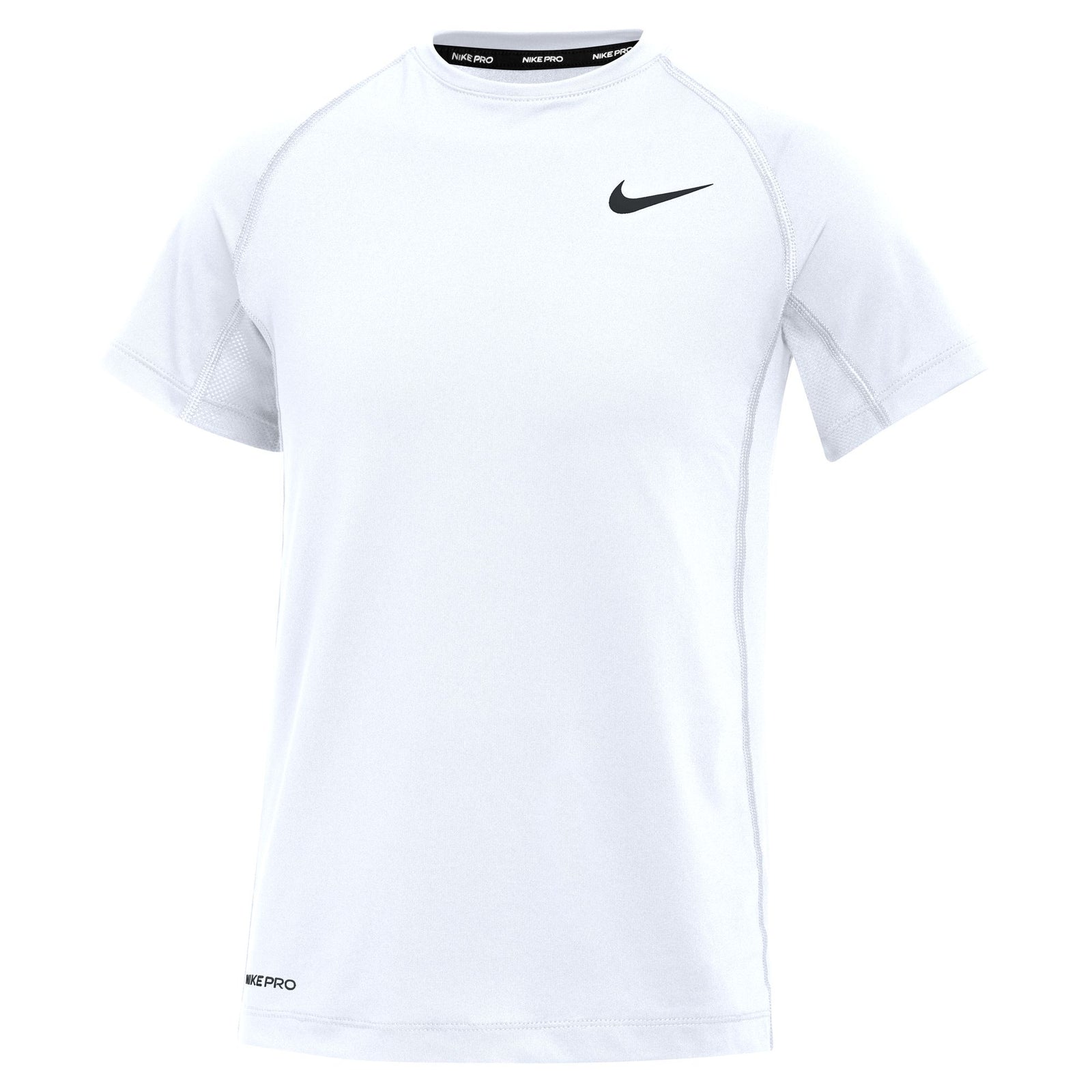 Nike Pro Big Kids' (Boys') Short-Sleeve Top - DH4835-100-NIKE by Nike | Available at Niky's Sports