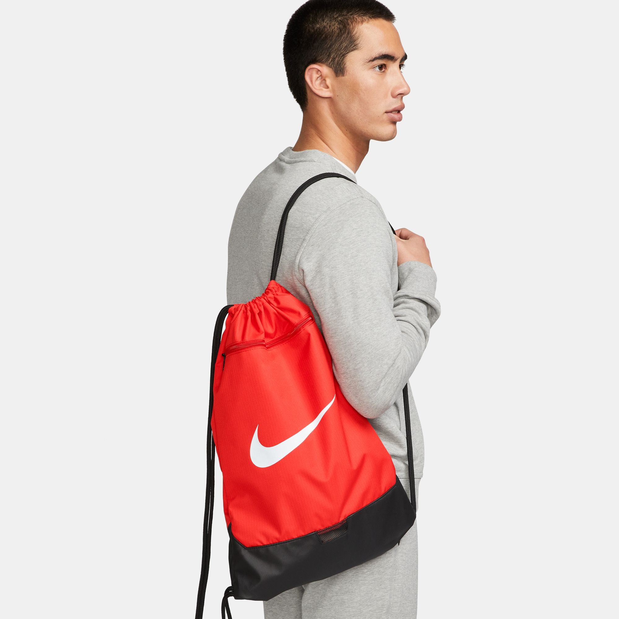 nike 18l backpack Nike Brasilia Drawstring Pack (University Red)