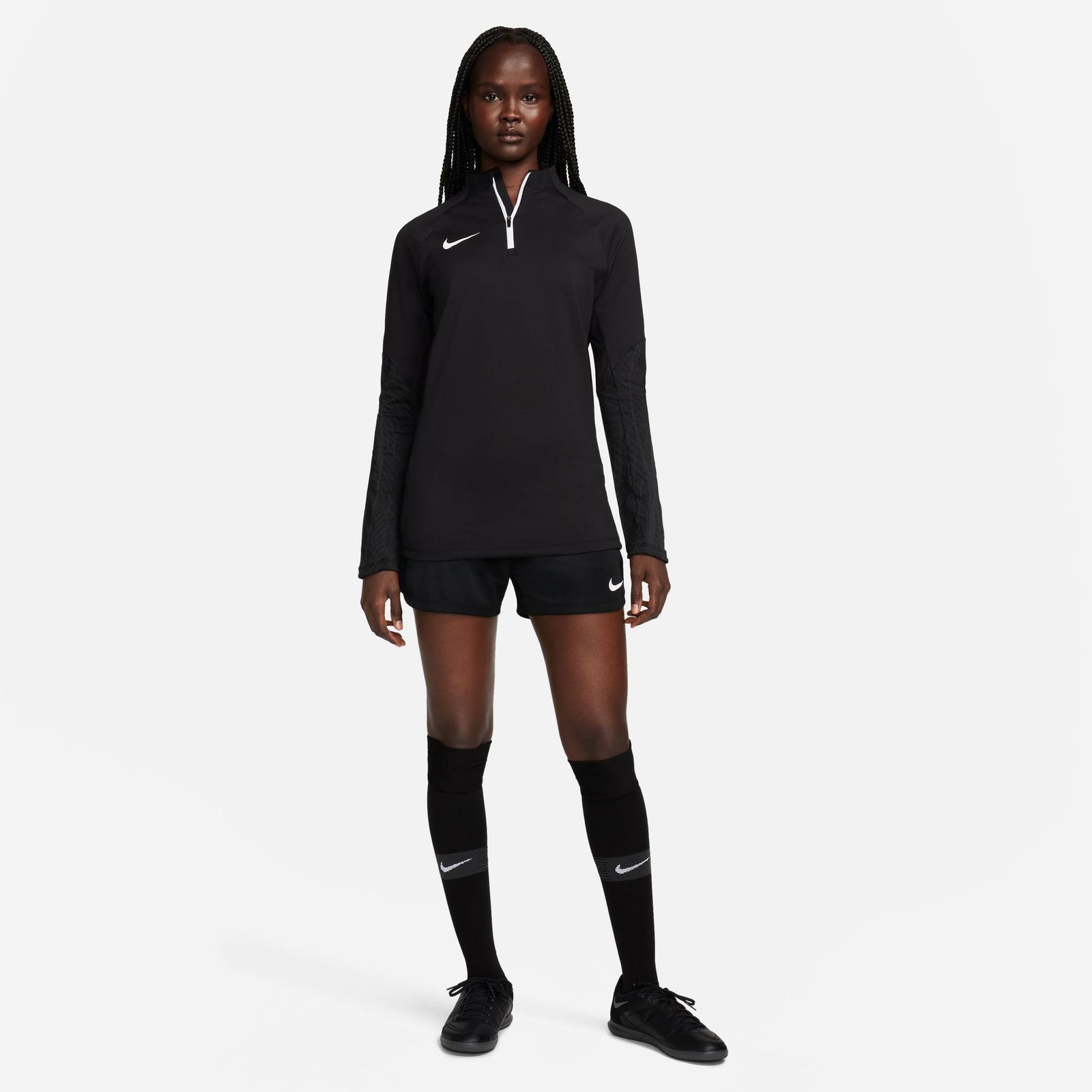 Nike Dri-FIT Strike Women's Soccer Drill Top - DR2296-010-NIKE by Nike | Available at Niky's Sports