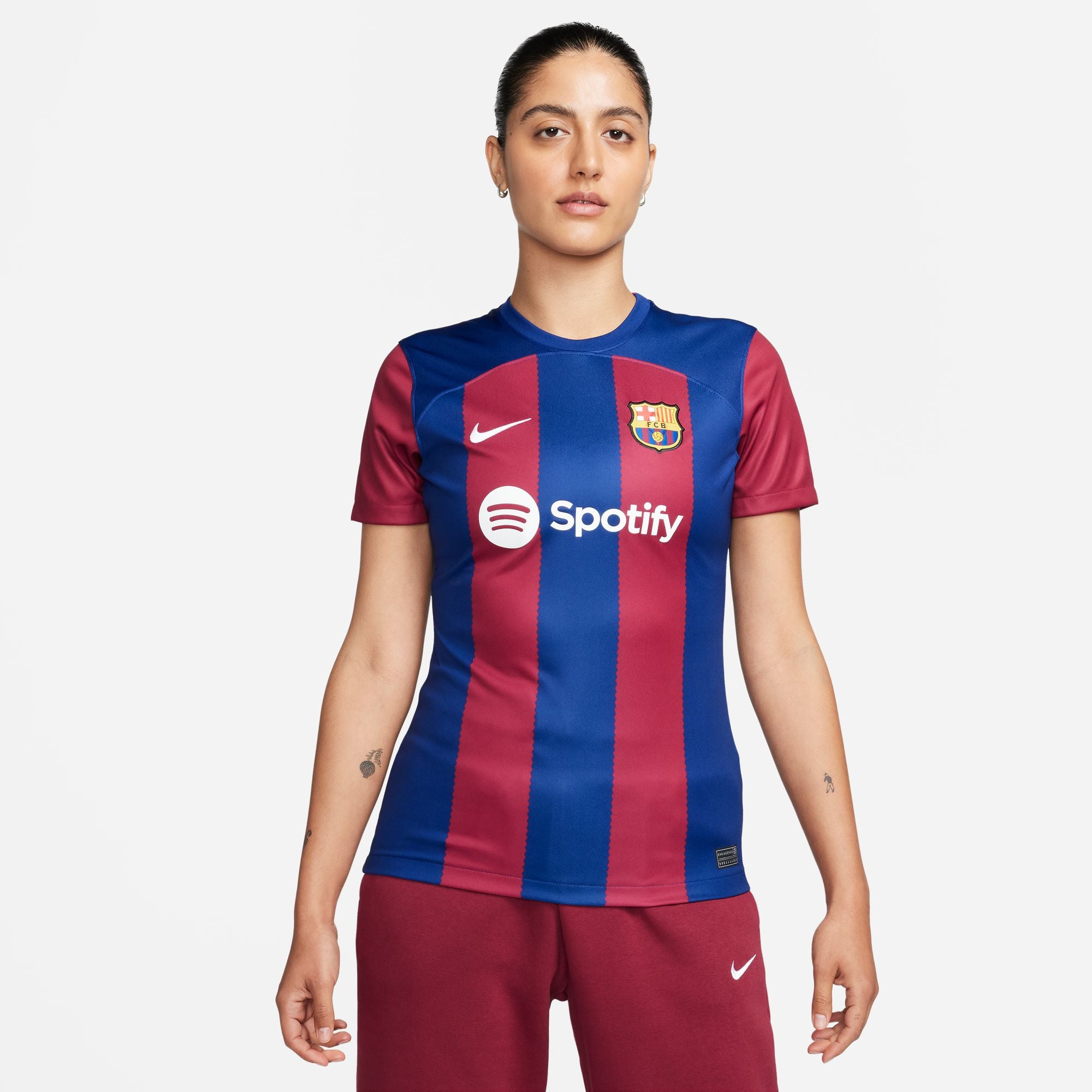 Nike FC Barcelona 2023/24 Stadium Home Women's Dri-FIT Soccer Jersey