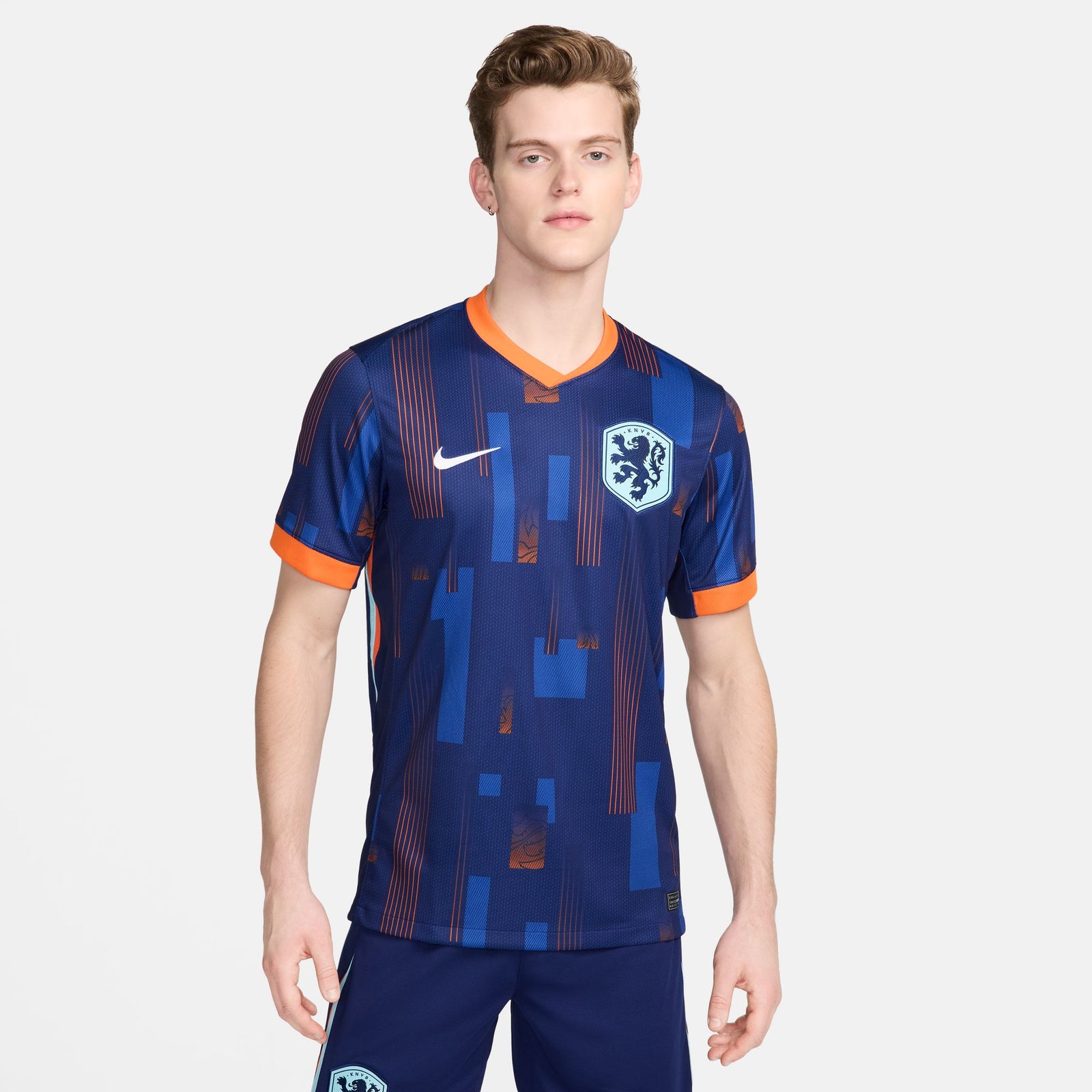 Nike Netherlands (Men's Team) 2024/25 Stadium Away Men's Dri-FIT Soccer Replica Jersey - FJ1260-492-NIKE by Nike | Available at Niky's Sports