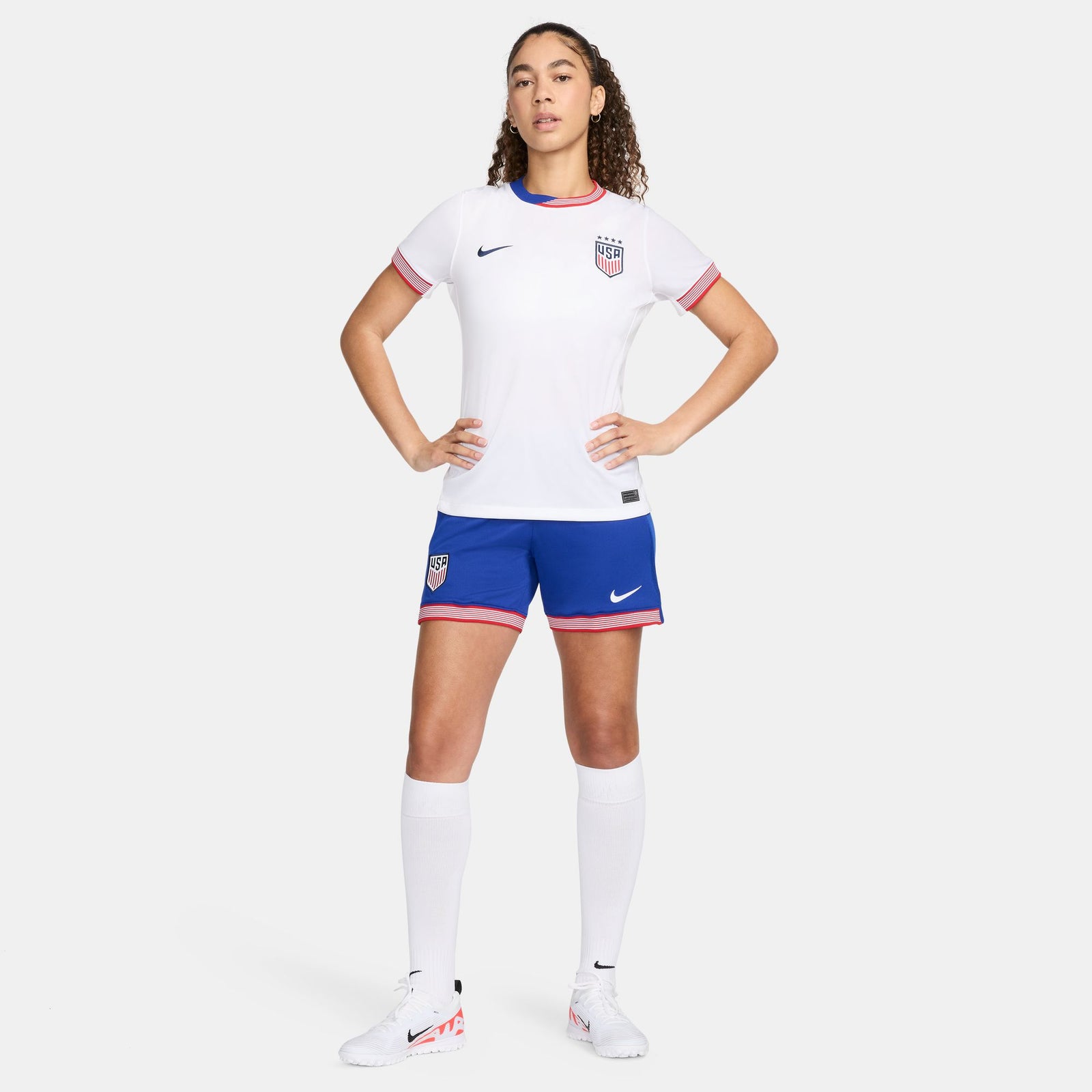 Nike USA 2024 Stadium Home Women's Dri-FIT Soccer Replica Jersey - FJ4328-101-NIKE by Nike | Available at Niky's Sports