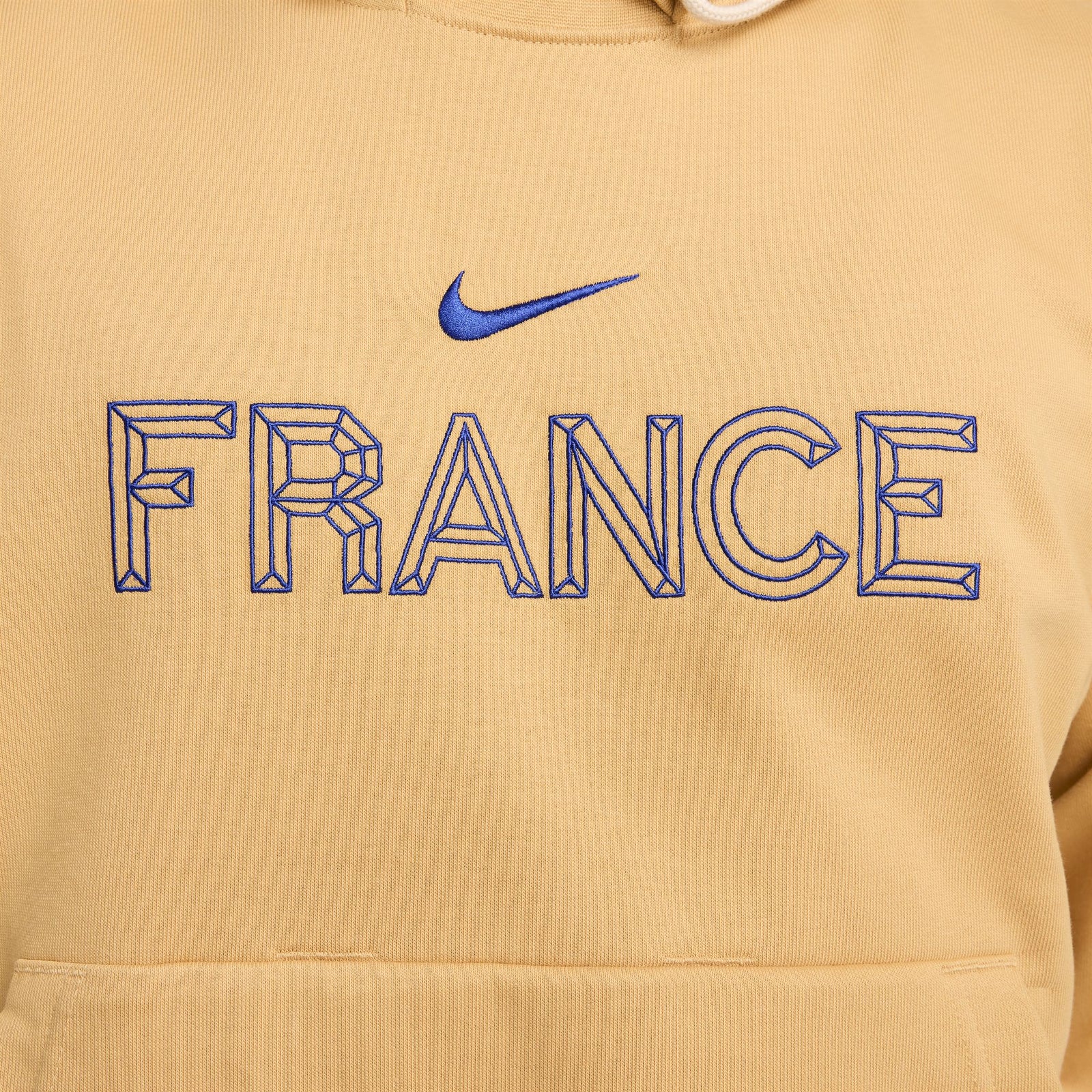 Nike FFF France Standard Issue Men's Dri-FIT Soccer Pullover Hoodie - FJ7880-714-NIKE by Nike | Available at Niky's Sports