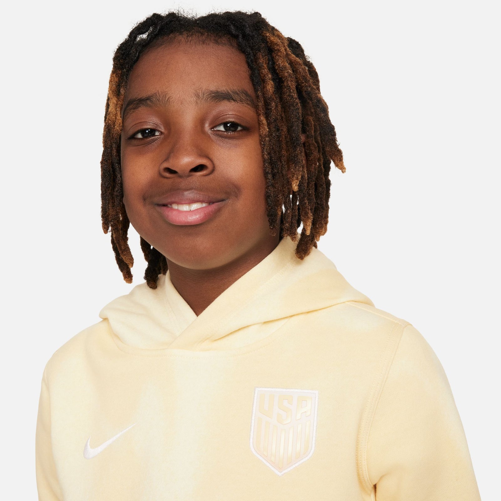 Nike USMNT Club Big Kids' (Boys') Soccer Pullover Hoodie - FJ8095-113-NIKE by Nike | Available at Niky's Sports