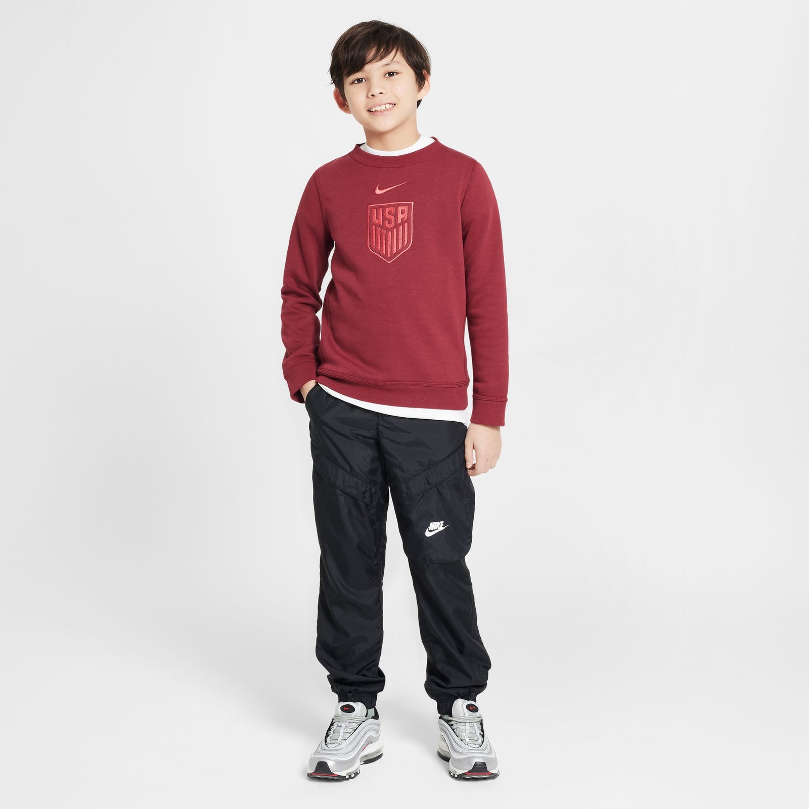 NIKE USA NSW Youth Crew - FJ8097-677-NIKE by Nike | Available at Niky's Sports