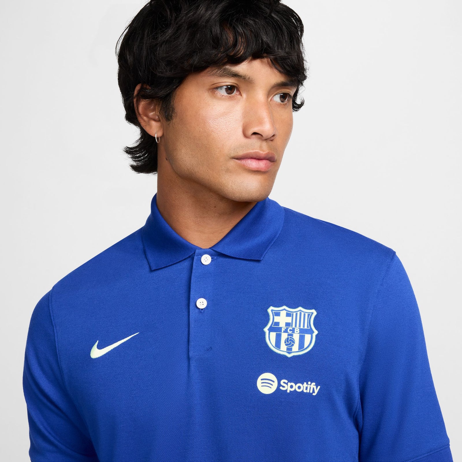 Nike FC Barcelona The Nike Polo Men's Dri-FIT Soccer Polo - FN8286-418-NIKE by Nike | Available at Niky's Sports