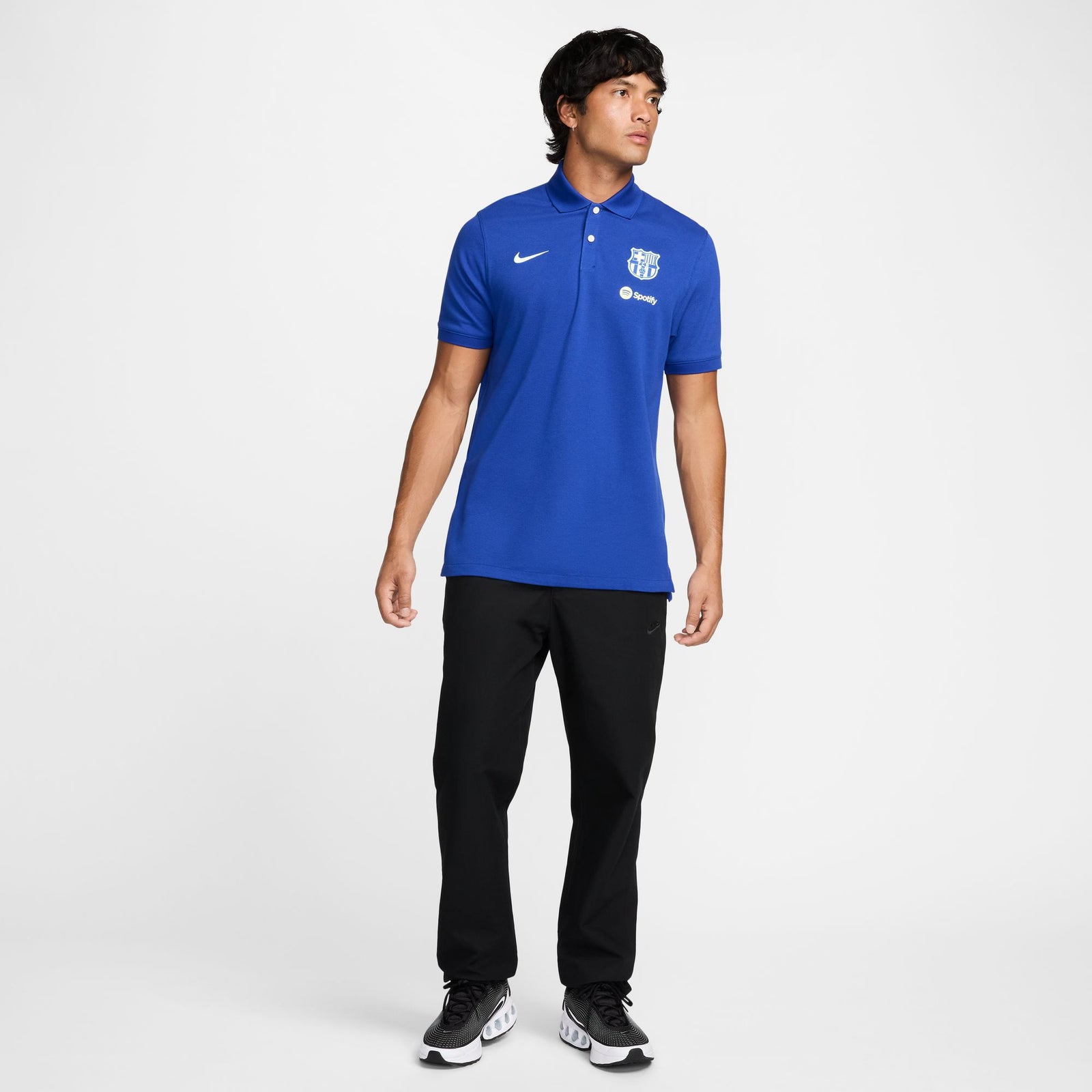 Nike FC Barcelona The Nike Polo Men's Dri-FIT Soccer Polo - FN8286-418-NIKE by Nike | Available at Niky's Sports