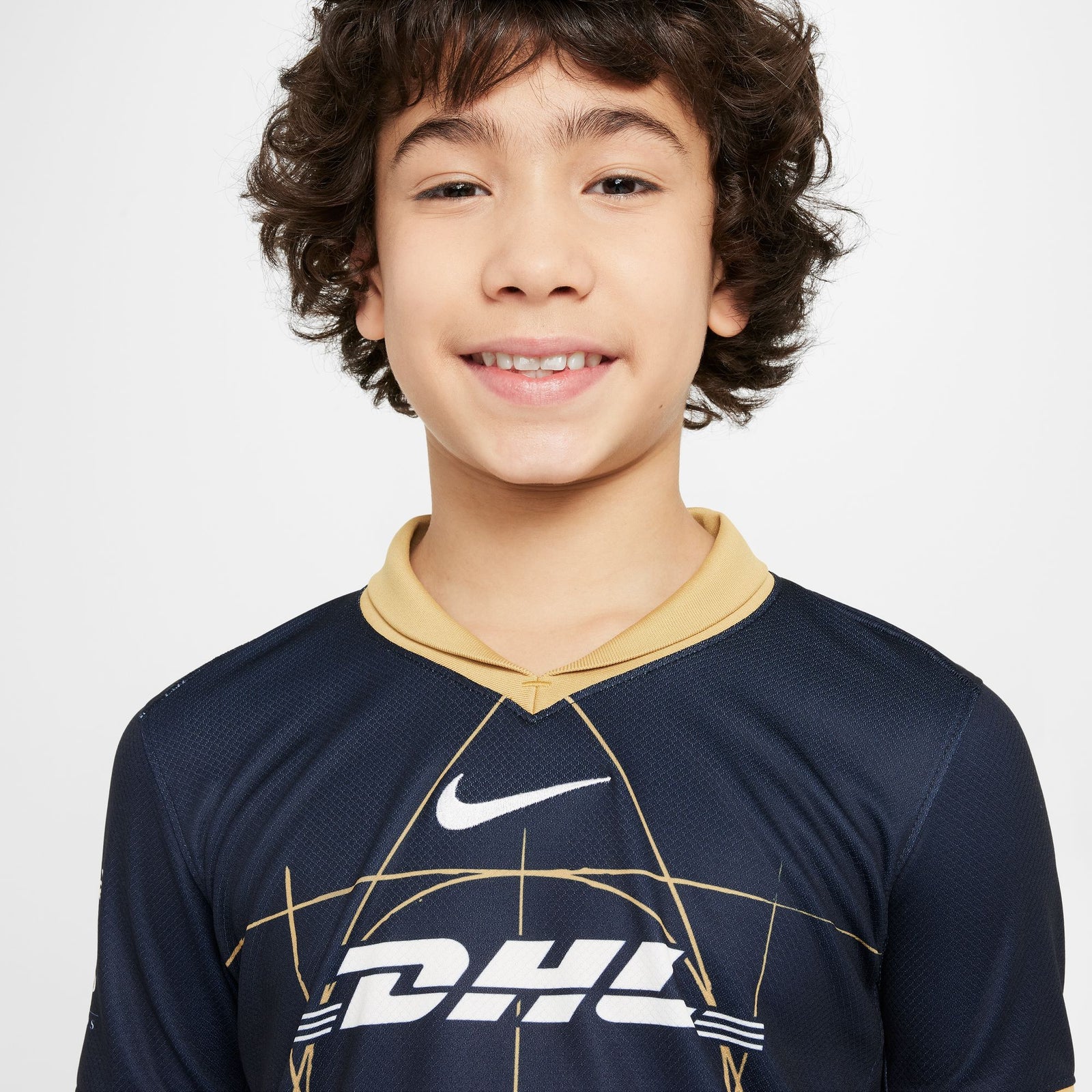 Nike Pumas UNAM 2024/25 Stadium Away Big Kids' Dri-FIT Soccer Replica Jersey - FN9127-451-NIKE by Nike | Available at Niky's Sports