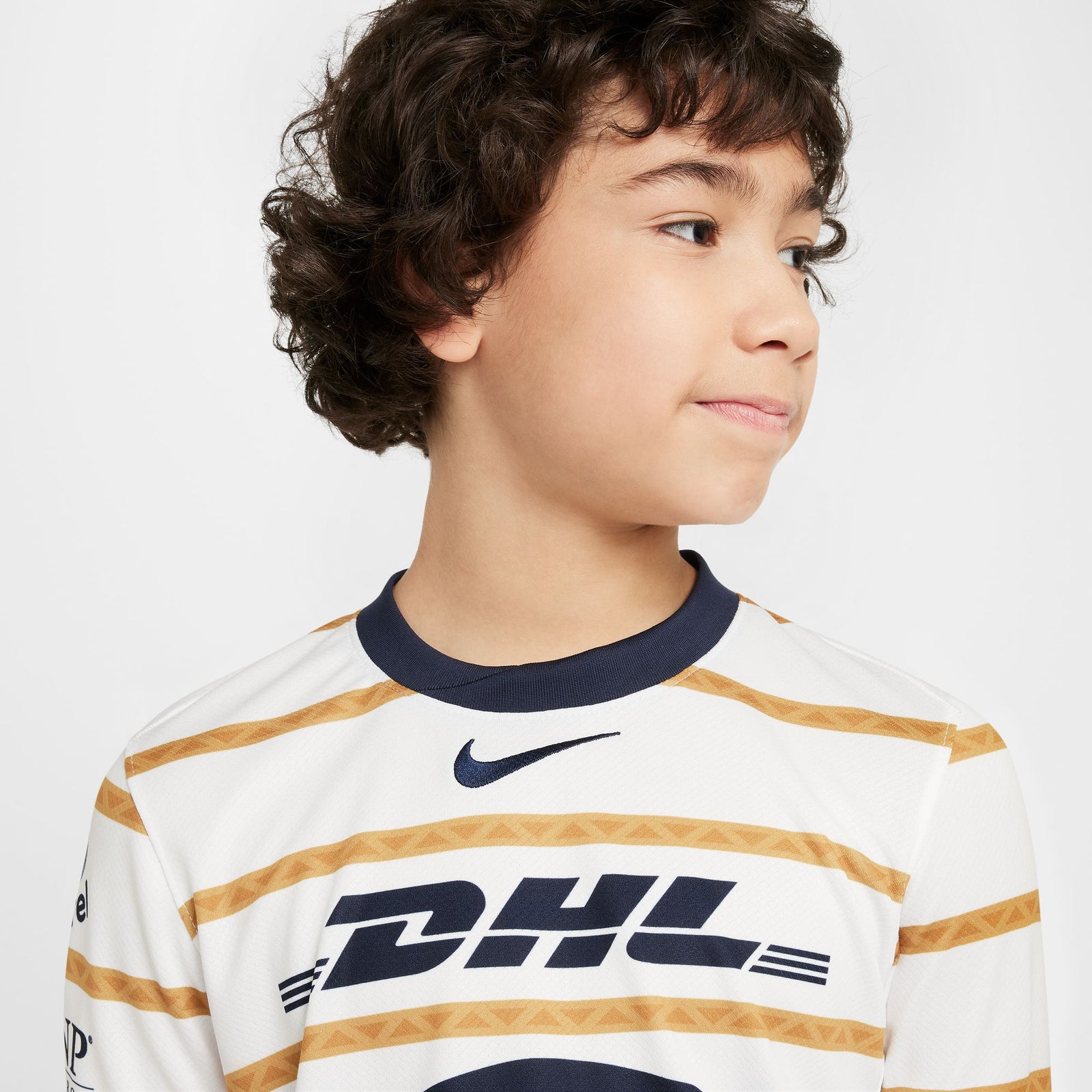 Nike Pumas UNAM 2024/25 Stadium Home Big Kids' Dri-FIT Soccer Replica Jersey - FN9128-100-NIKE by Nike | Available at Niky's Sports