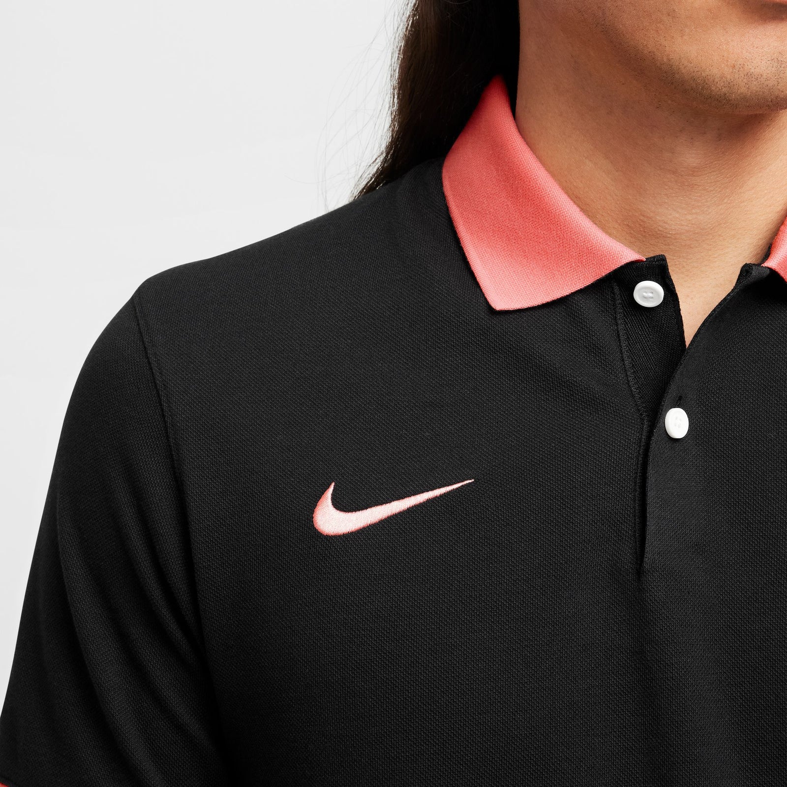 Nike Club America Polo Slim 2.0 - FQ3048-010-NIKE by Nike | Available at Niky's Sports