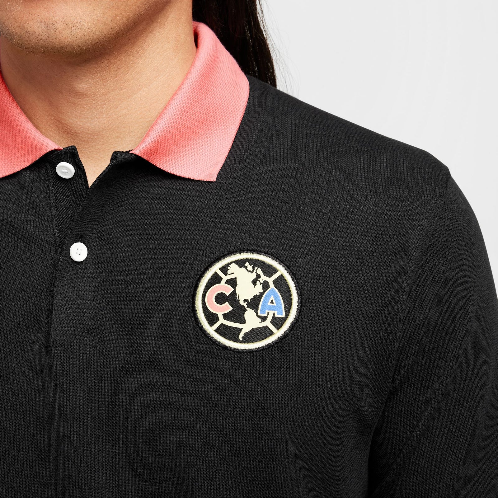 Nike Club America Polo Slim 2.0 - FQ3048-010-NIKE by Nike | Available at Niky's Sports