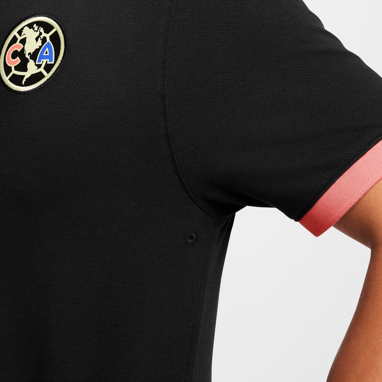 Nike Club America Polo Slim 2.0 - FQ3048-010-NIKE by Nike | Available at Niky's Sports