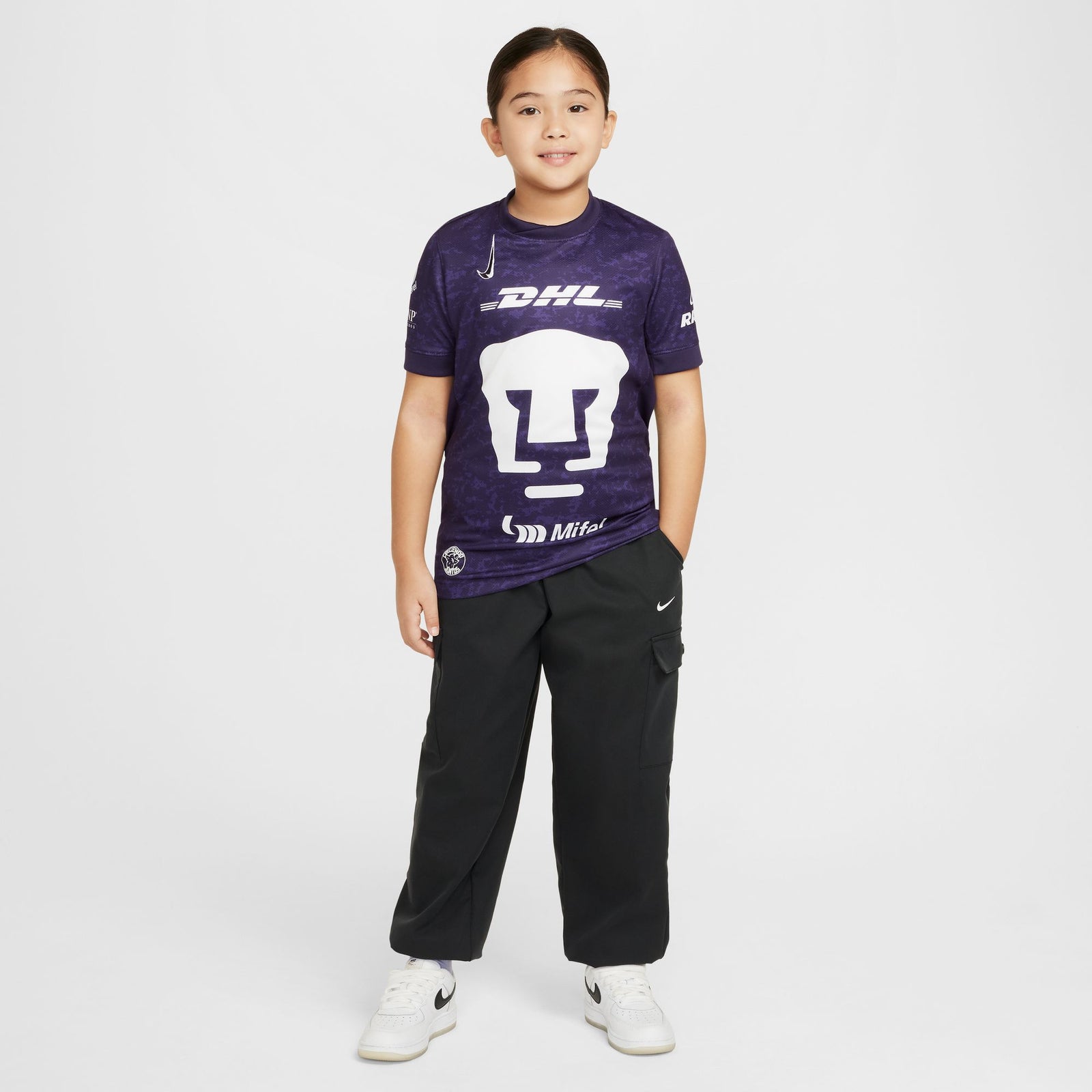 Nike Pumas UNAM 2024/25 Stadium Third Big Kids' Dri-FIT Soccer Replica Jersey - FQ4526-525-NIKE by Nike | Available at Niky's Sports