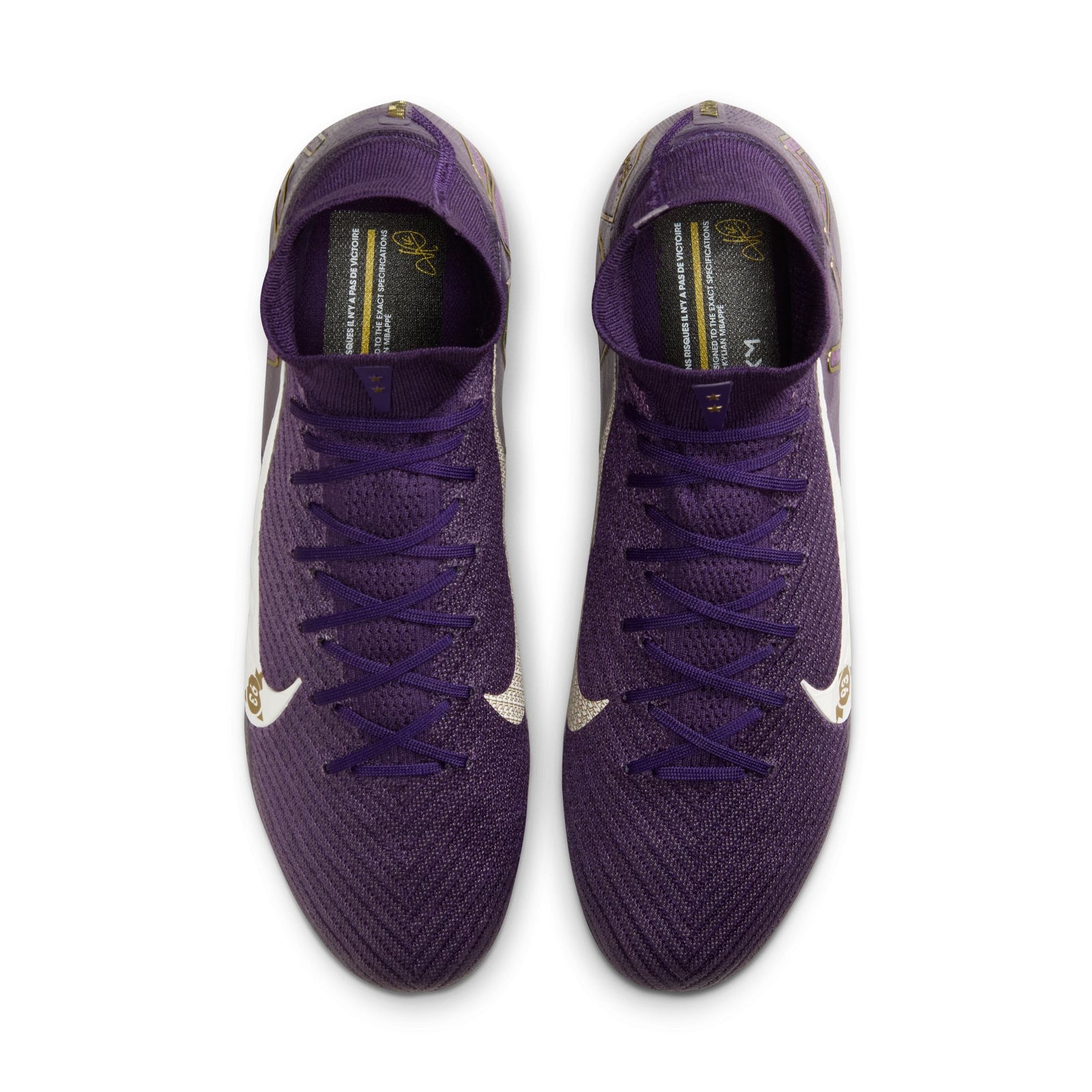 Nike Mercurial Superfly 10 Elite "Kylian Mbappé" FG High-Top Soccer Cleats - FQ8692-500-NIKE by Nike | Available at Niky's Sports
