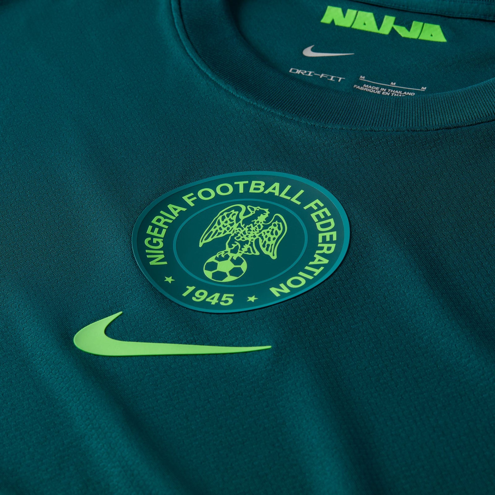 Nike Nigeria 2025 Stadium Home (Women's Team) Men's Dri-FIT Soccer Replica Jersey - FZ9026-483-NIKE by Nike | Available at Niky's Sports