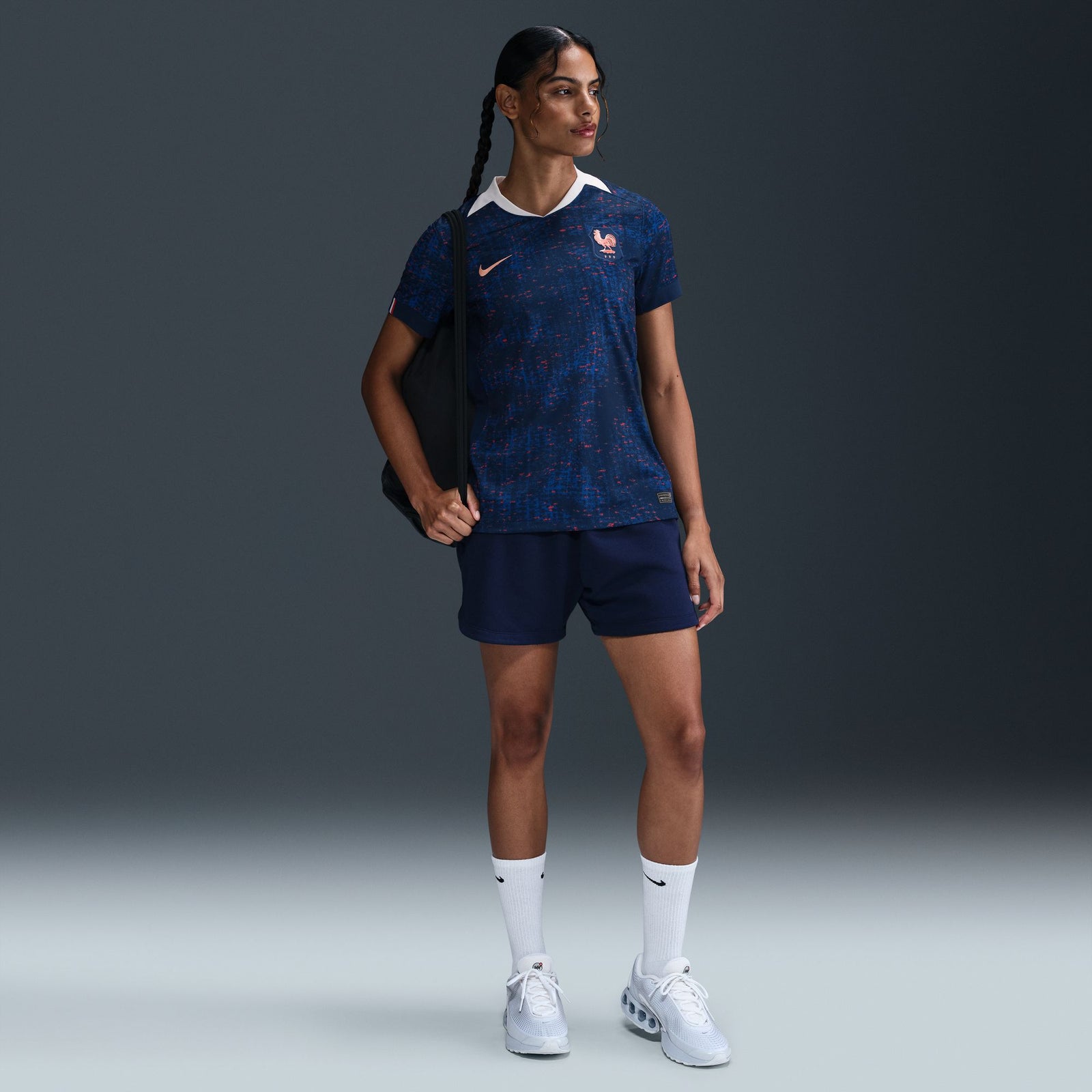 Nike FFF 2025 Stadium Home (Women's Team) Women's Dri-FIT Soccer Replica Jersey - FZ9130-492-NIKE by Nike | Available at Niky's Sports