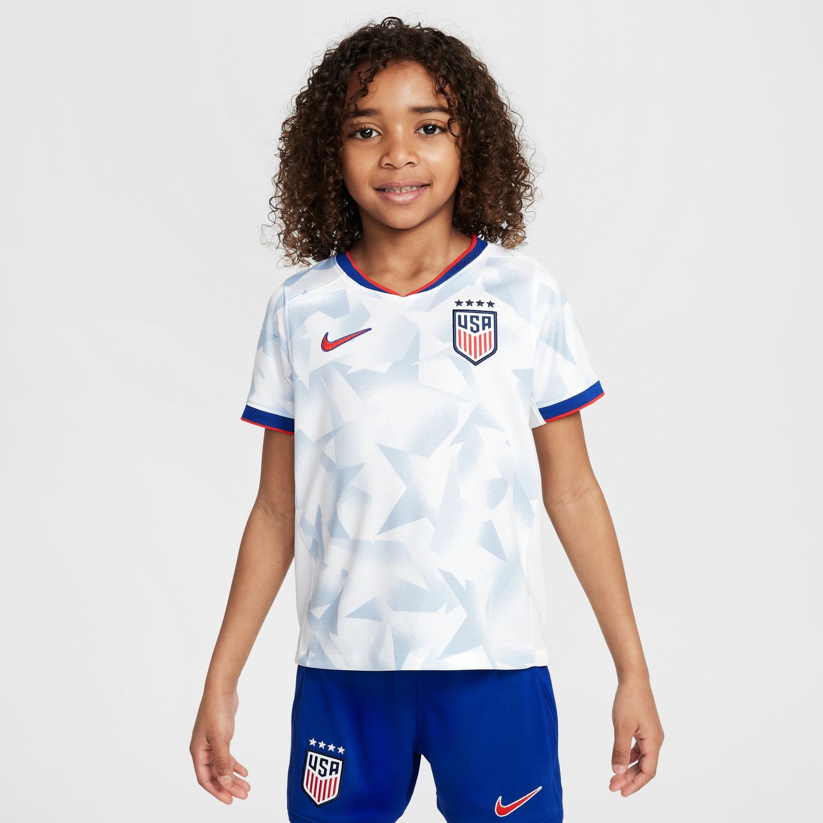 Nike USA Little Kids (Women's Team) Home 2025 Mini Kit - FZ9243-101-NIKE by Nike | Available at Niky's Sports