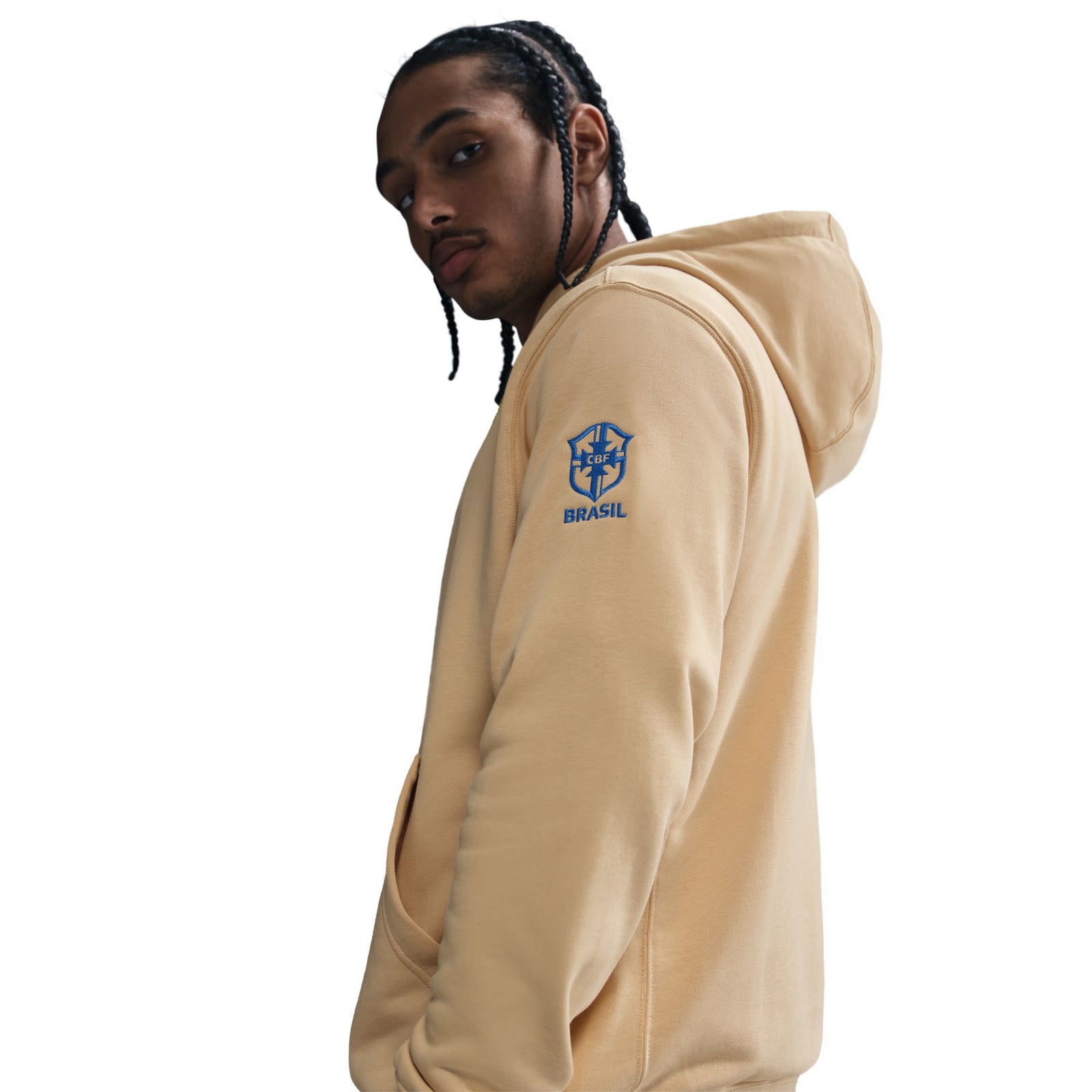 Nike Brazil Men's Hoodie - HF4695-252-NIKE by Nike | Available at Niky's Sports