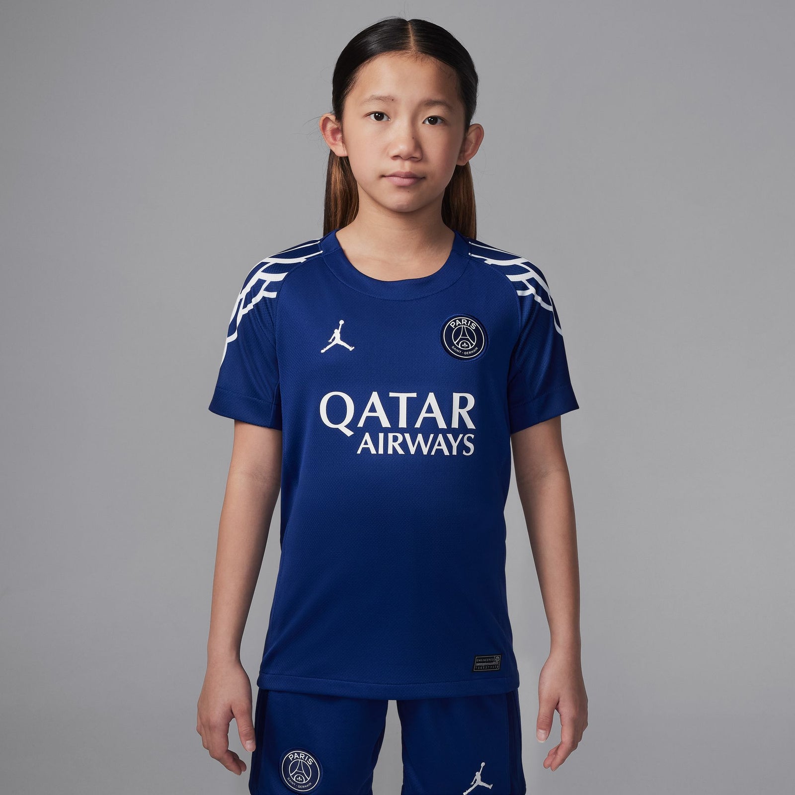 Jordan Paris Saint-Germain 2024/25 Stadium Fourth Big Kids' Dri-FIT Soccer Replica Jersey - HJ0921-493-NIKE by Nike | Available at Niky's Sports