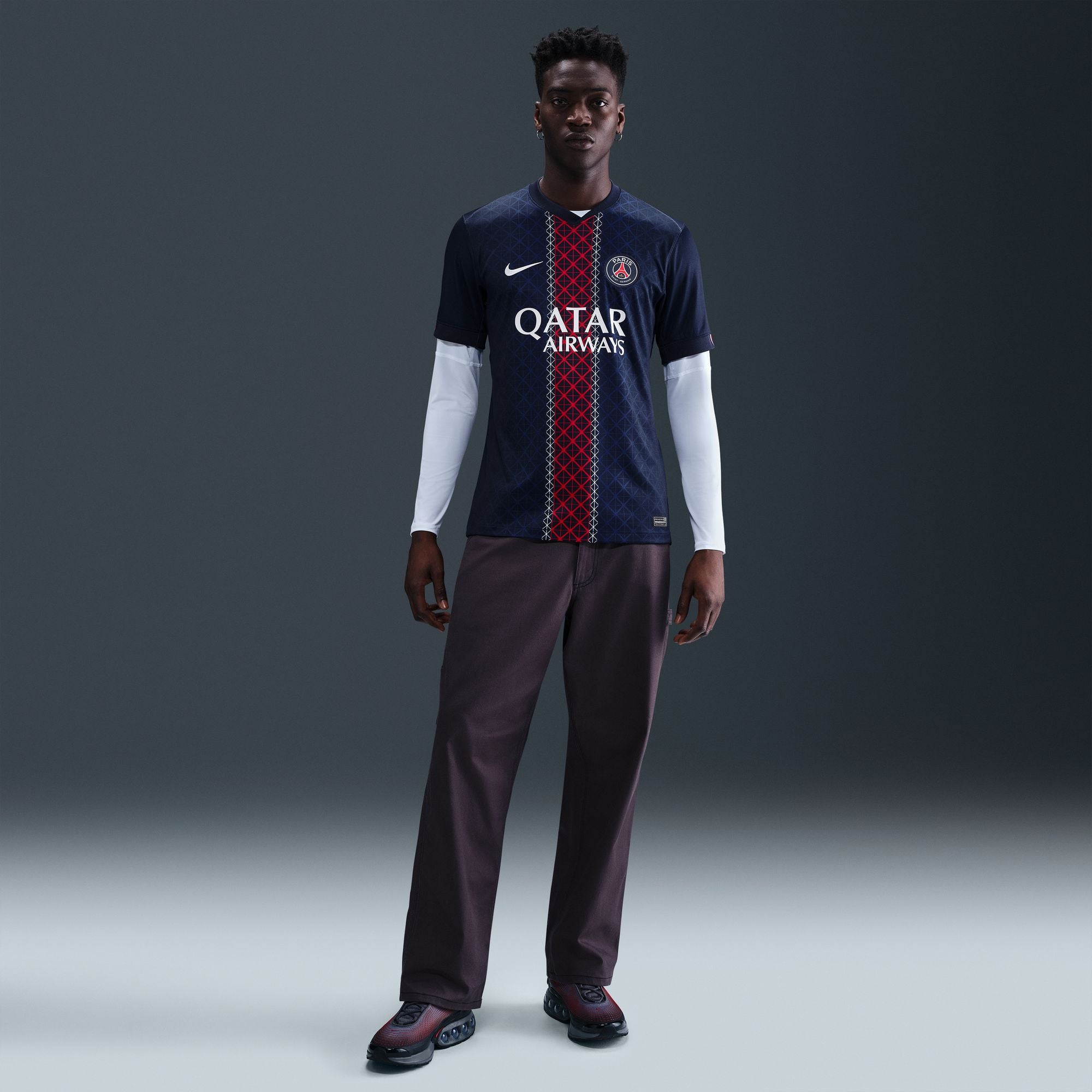 Nike Paris Saint-Germain 2025/26 Stadium Home Men's Dri-FIT Soccer Rep
