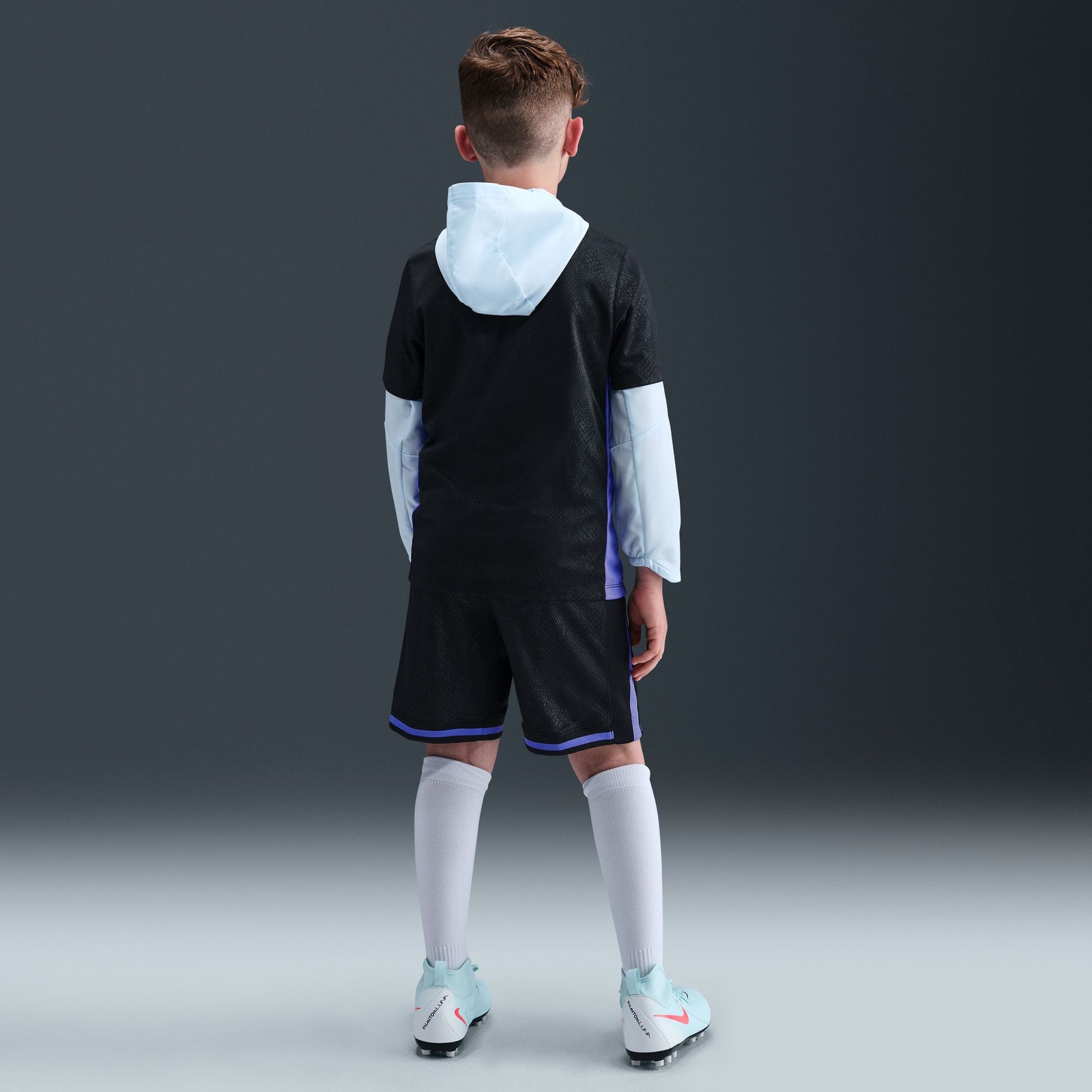 Nike Kobe Bryant FC Barcelona 2025/26 Stadium Away Big Kids' Dri-FIT Soccer Replica Shorts - HJ5588-010-NIKE by Nike | Available at Niky's Sports