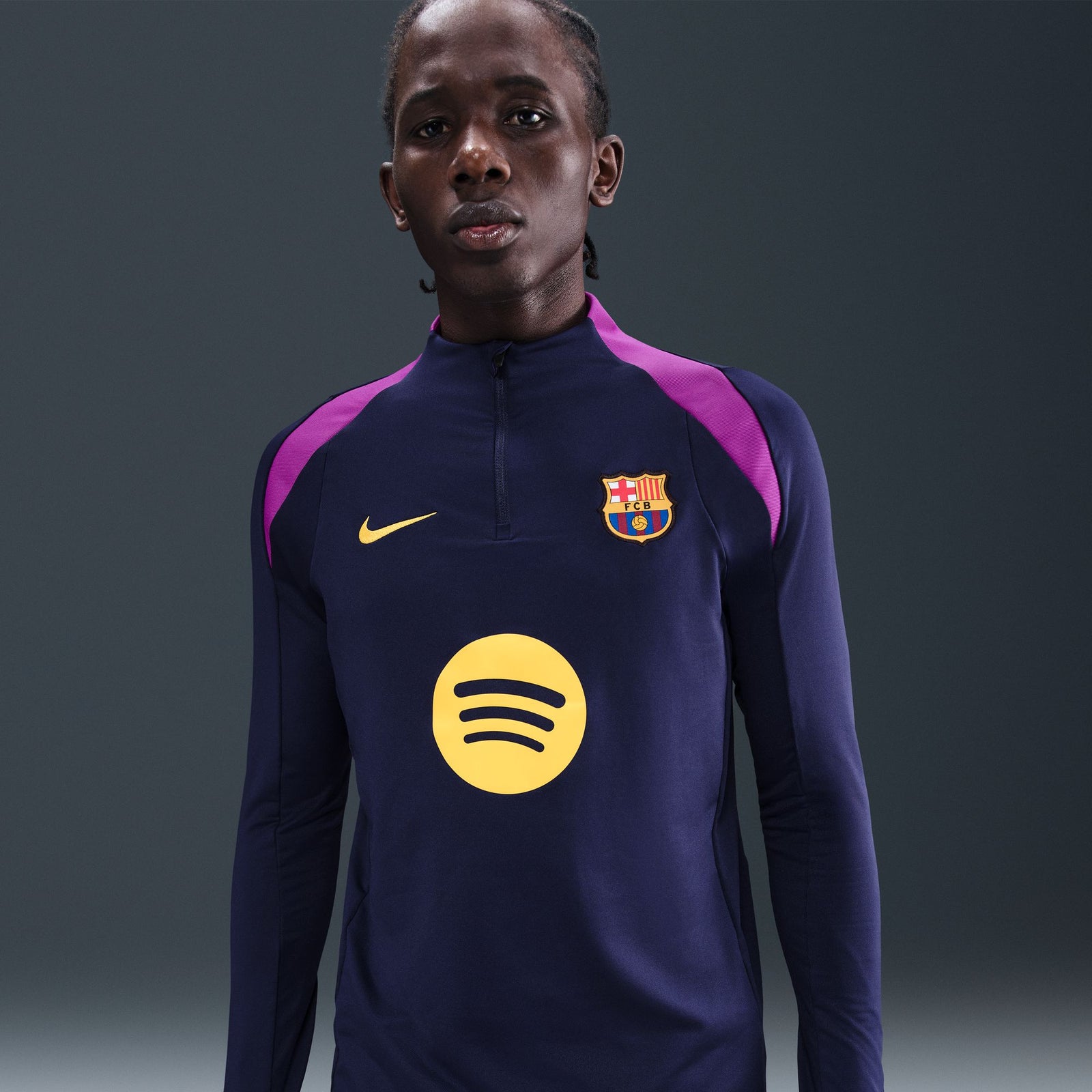 Nike FC Barcelona Strike Men's Dri-FIT Soccer Drill Top - HJ7774-597-NIKE by Nike | Available at Niky's Sports