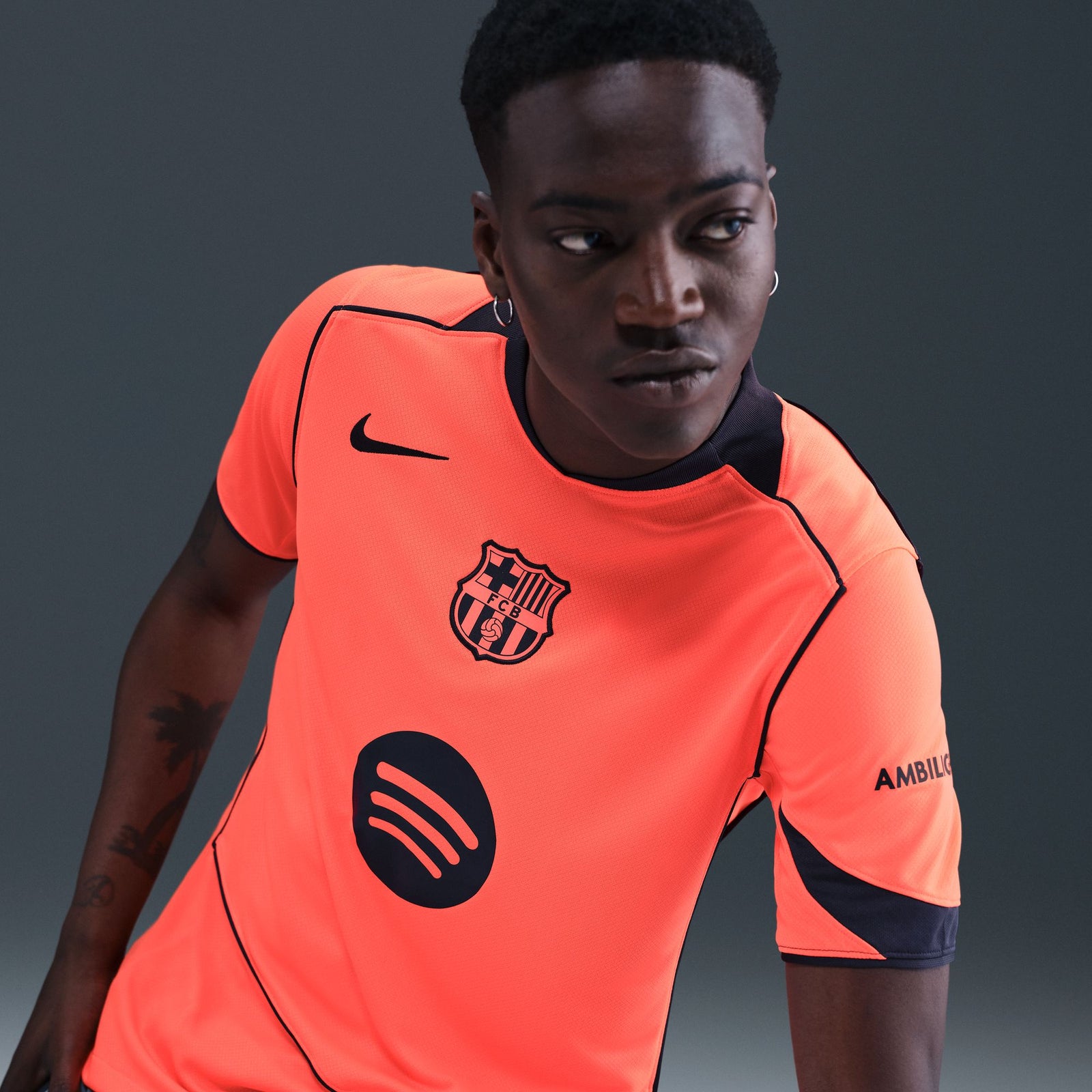 Nike FC Barcelona 2025/26 Stadium Third Men's Dri-FIT Total 90 Soccer Replica Jersey - HM3201-855-NIKE by Nike | Available at Niky's Sports