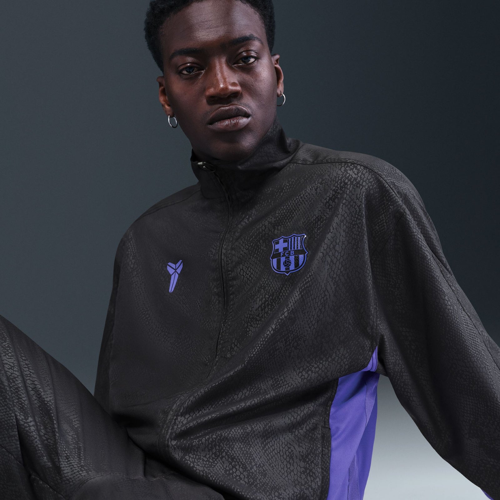 Nike Kobe Bryant FC Barcelona Away Men's Soccer Graphic Track Jacket - HM4217-010-NIKE by Nike | Available at Niky's Sports