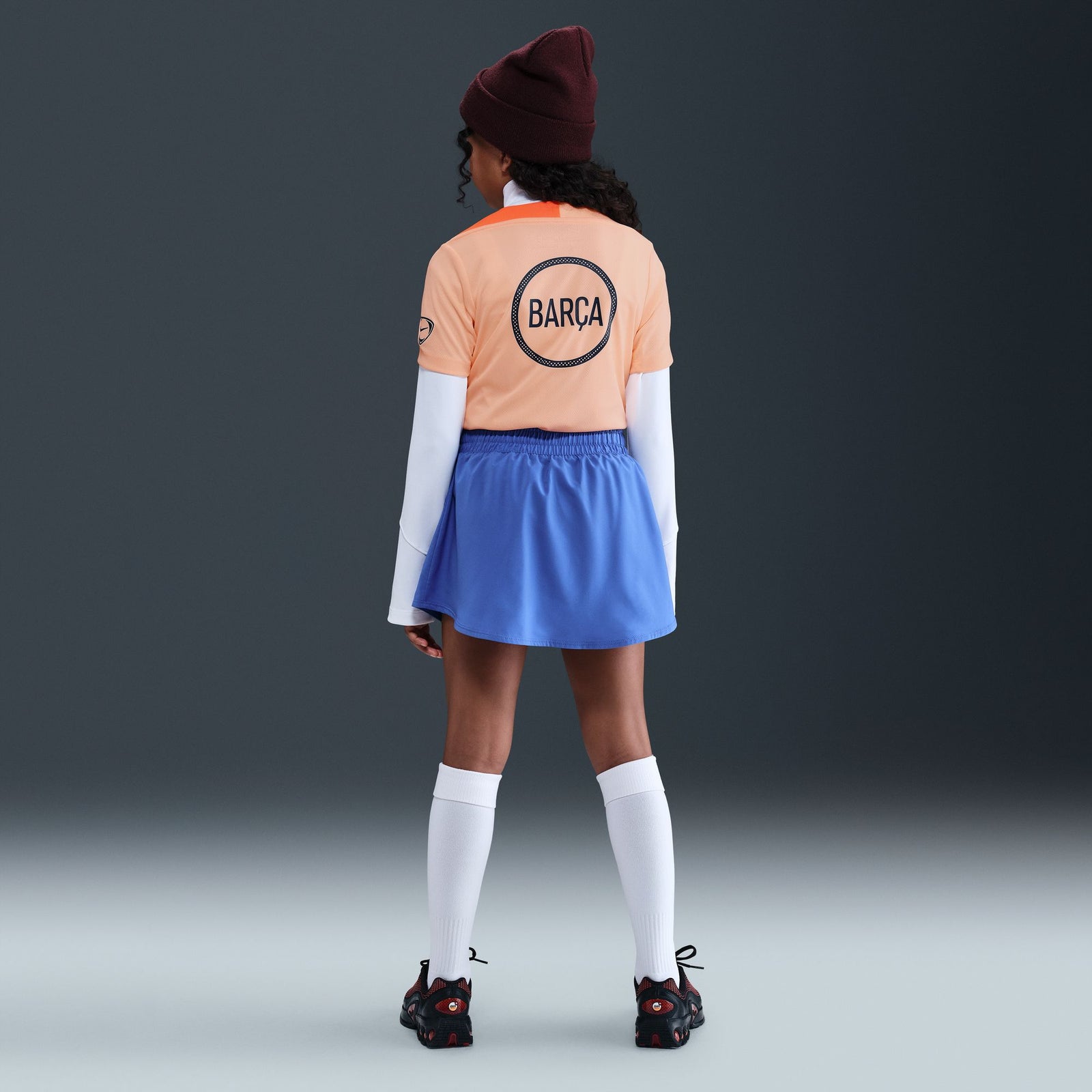 Nike FC Barcelona Strike Third Big Kids' Dri-FIT Total 90 Soccer Knit Top - HM4443-808-NIKE by Nike | Available at Niky's Sports