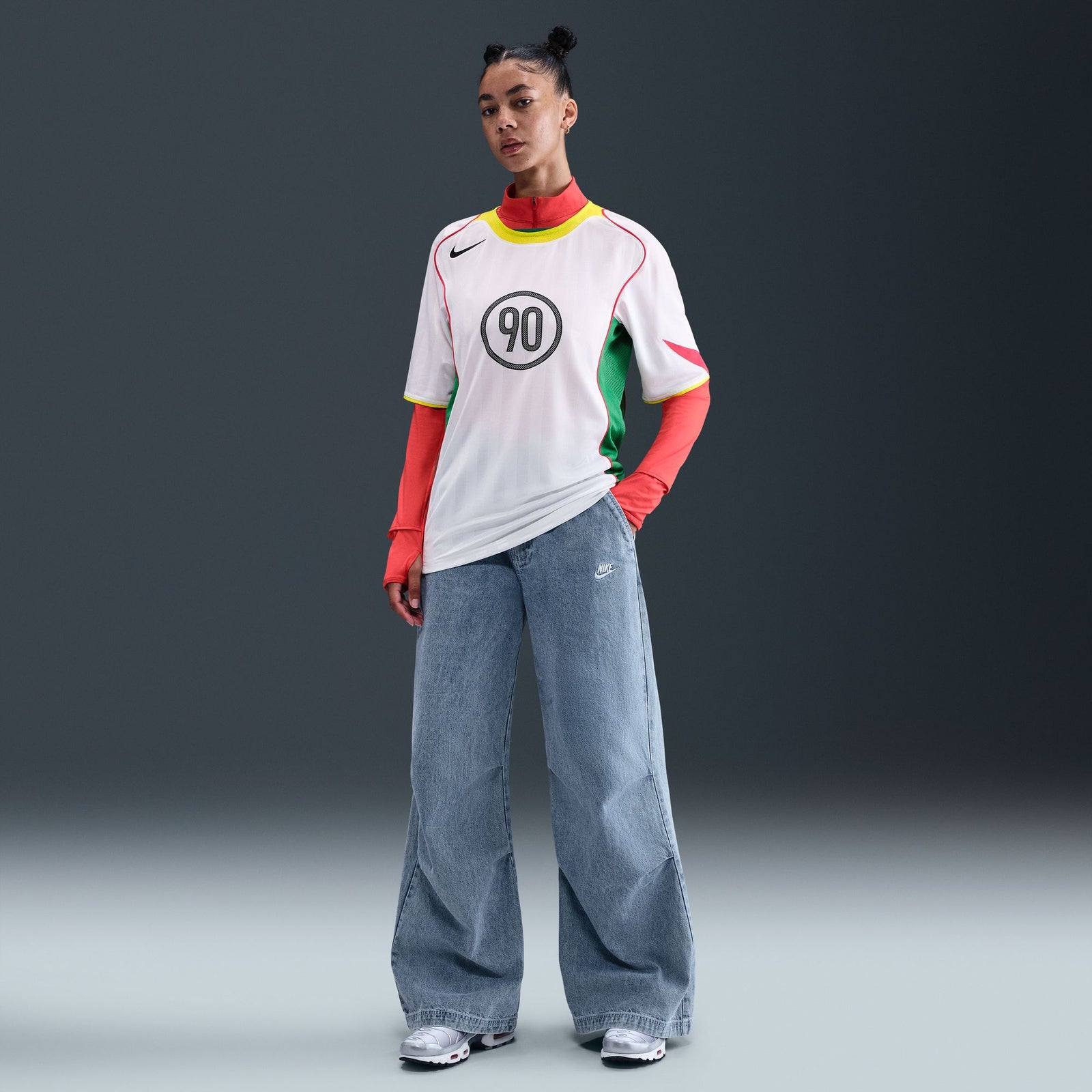 Nike Total 90 Dri-FIT Soccer Jersey - IB4218-100-NIKE by Nike | Available at Niky's Sports