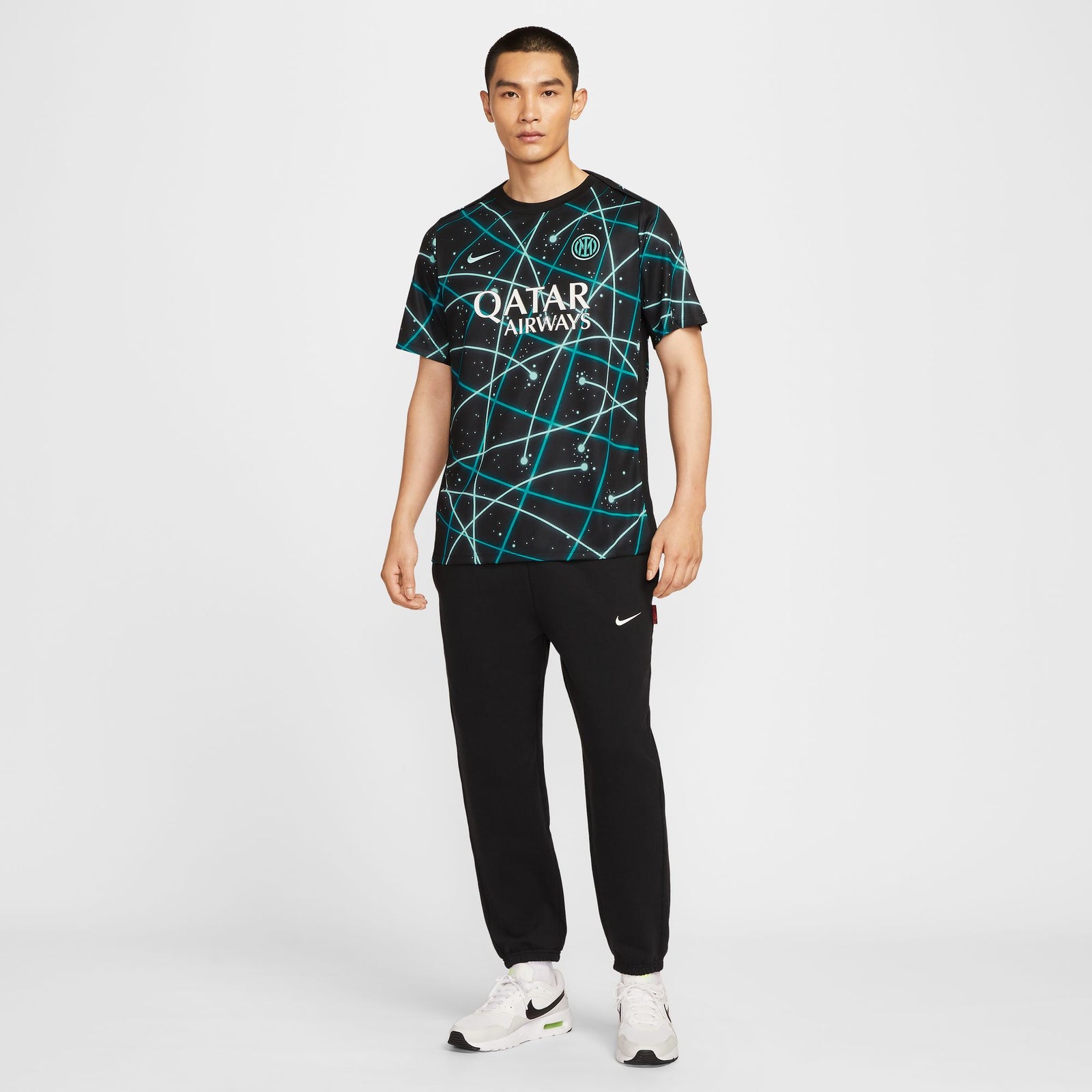 Nike Inter Milan Academy Pro Men's Dri-FIT Soccer CWC Pre-Match Short-Sleeve Top - IF3969-011-NIKE by Nike | Available at Niky's Sports