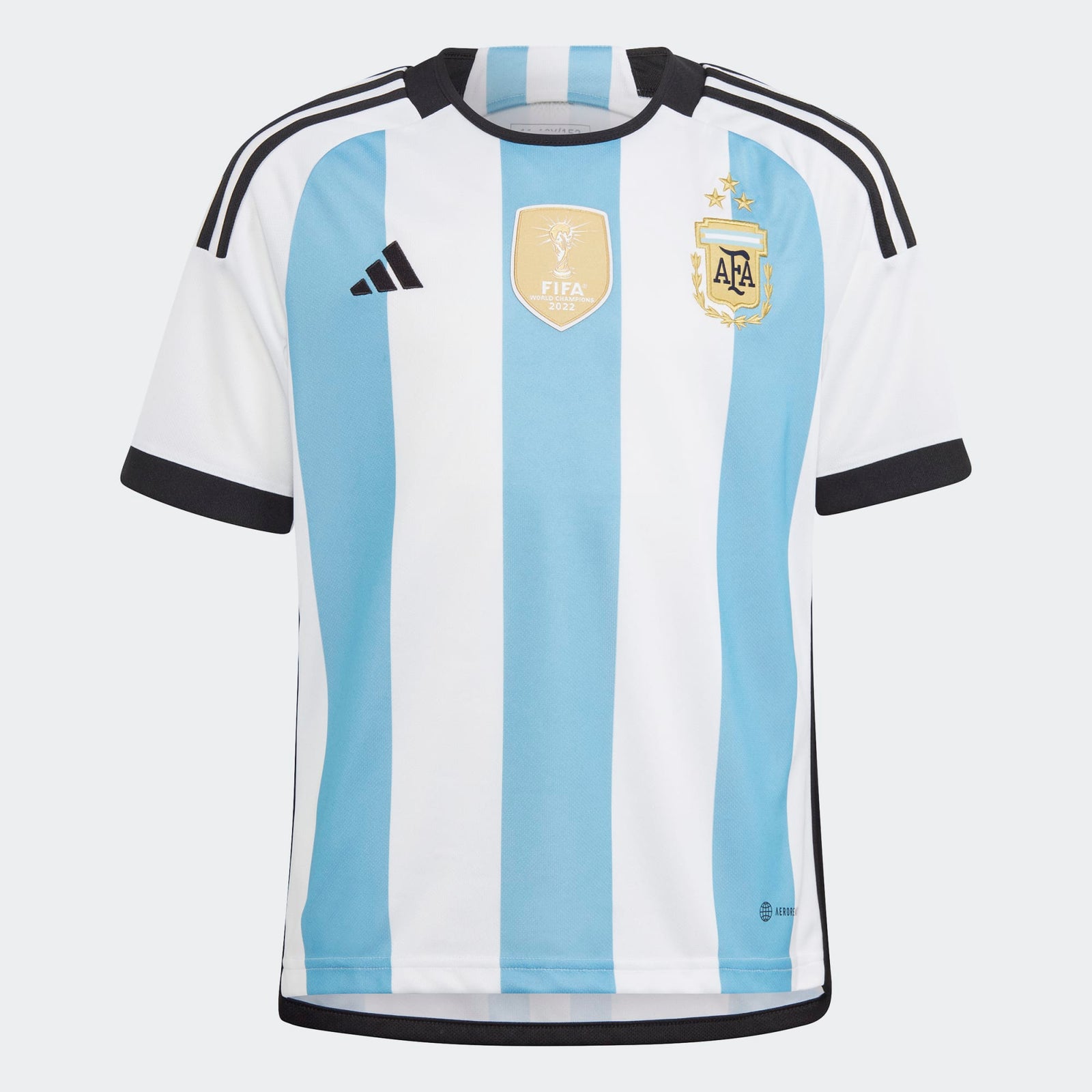 adidas ARGENTINA 22 WINNERS HOME YOUTH SOCCER JERSEY