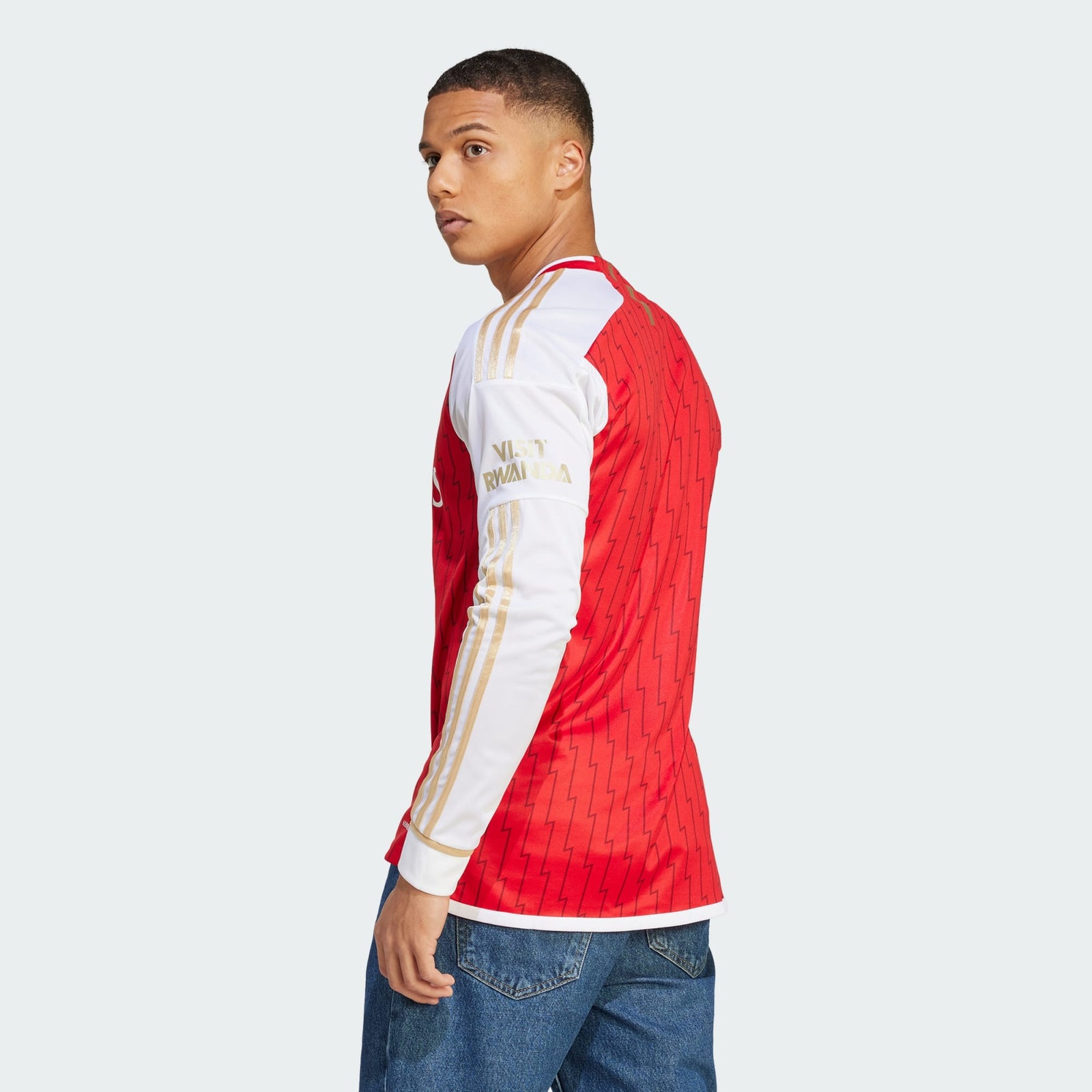 adidas ARSENAL 23/24 LONG SLEEVE HOME JERSEY - HZ2085-ADIDAS by adidas | Available at Niky's Sports