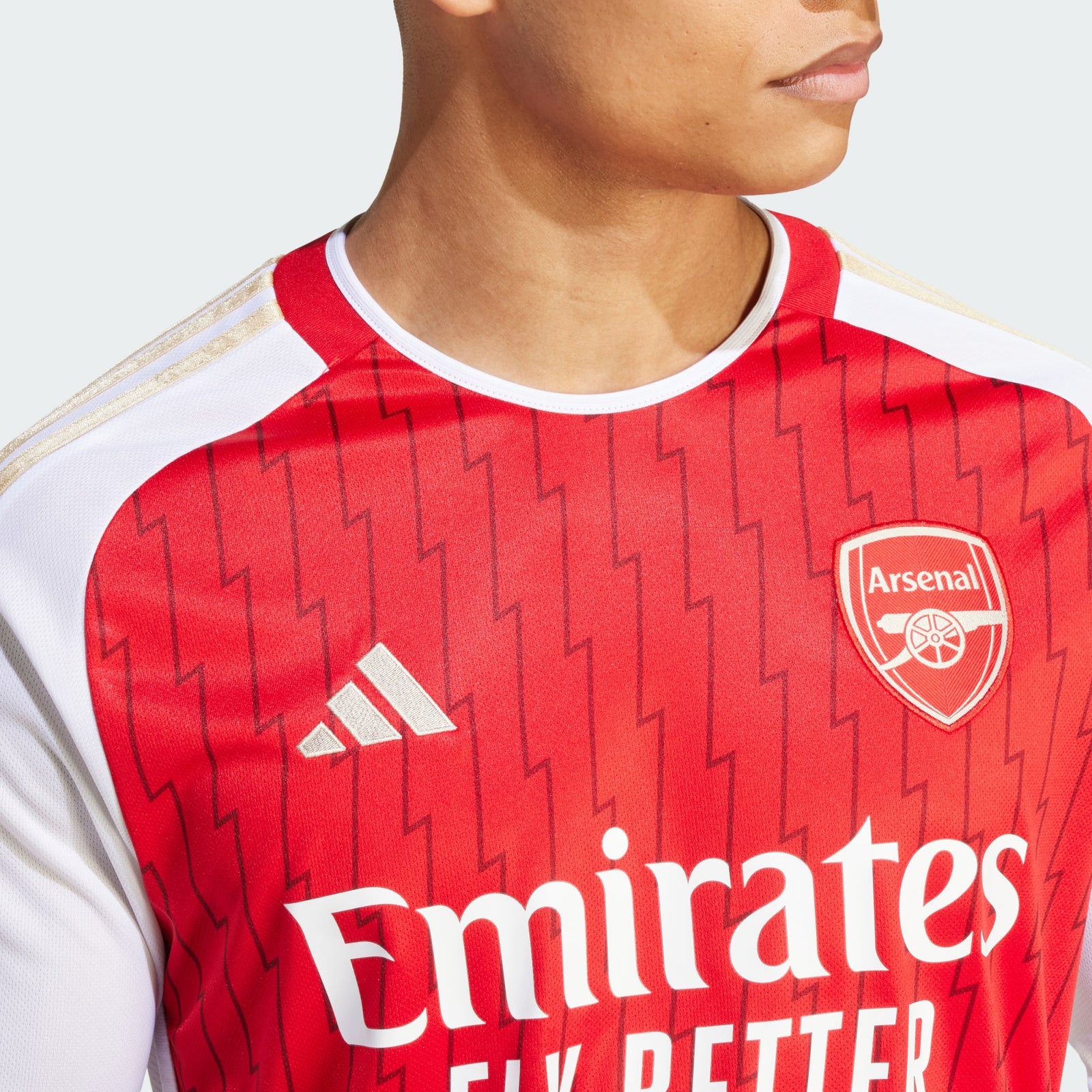 adidas ARSENAL 23/24 LONG SLEEVE HOME JERSEY - HZ2085-ADIDAS by adidas | Available at Niky's Sports