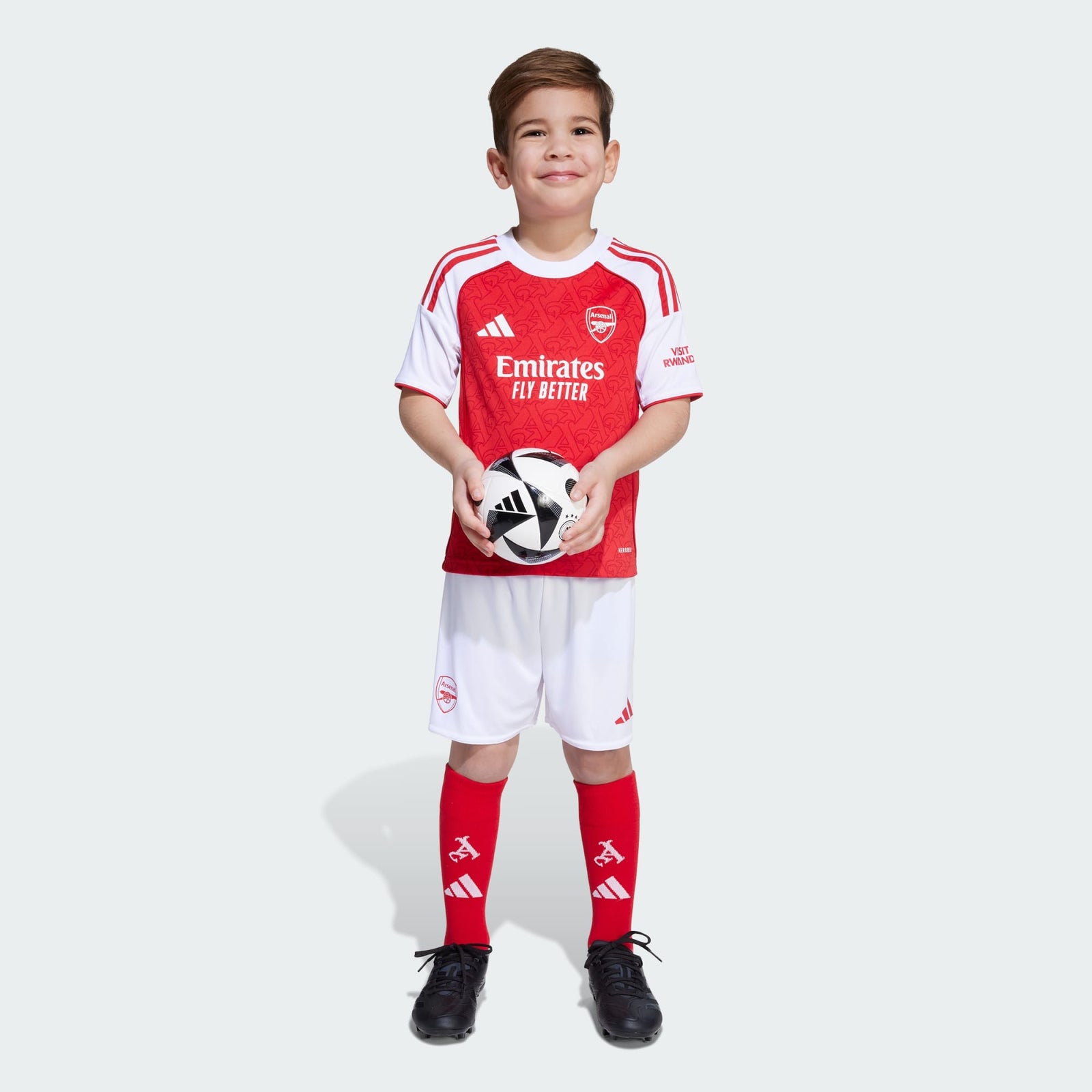 adidas Arsenal 25/26 Home Mini Kit Kids - JI9529-ADIDAS by adidas | Available at Niky's Sports