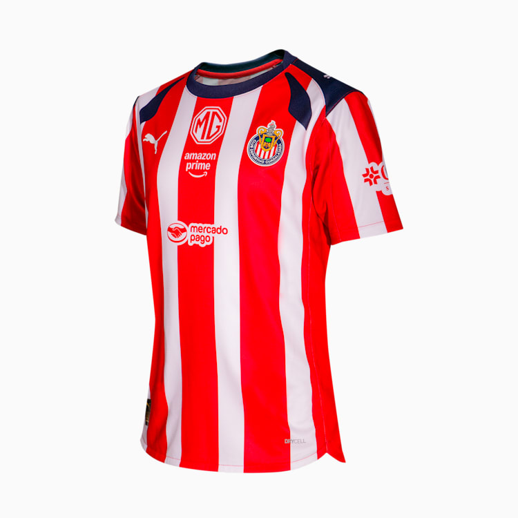 Puma Chivas 25/26 Home Replica Big Kids' Soccer Jersey - 713580-01-PUMA by Puma | Available at Niky's Sports
