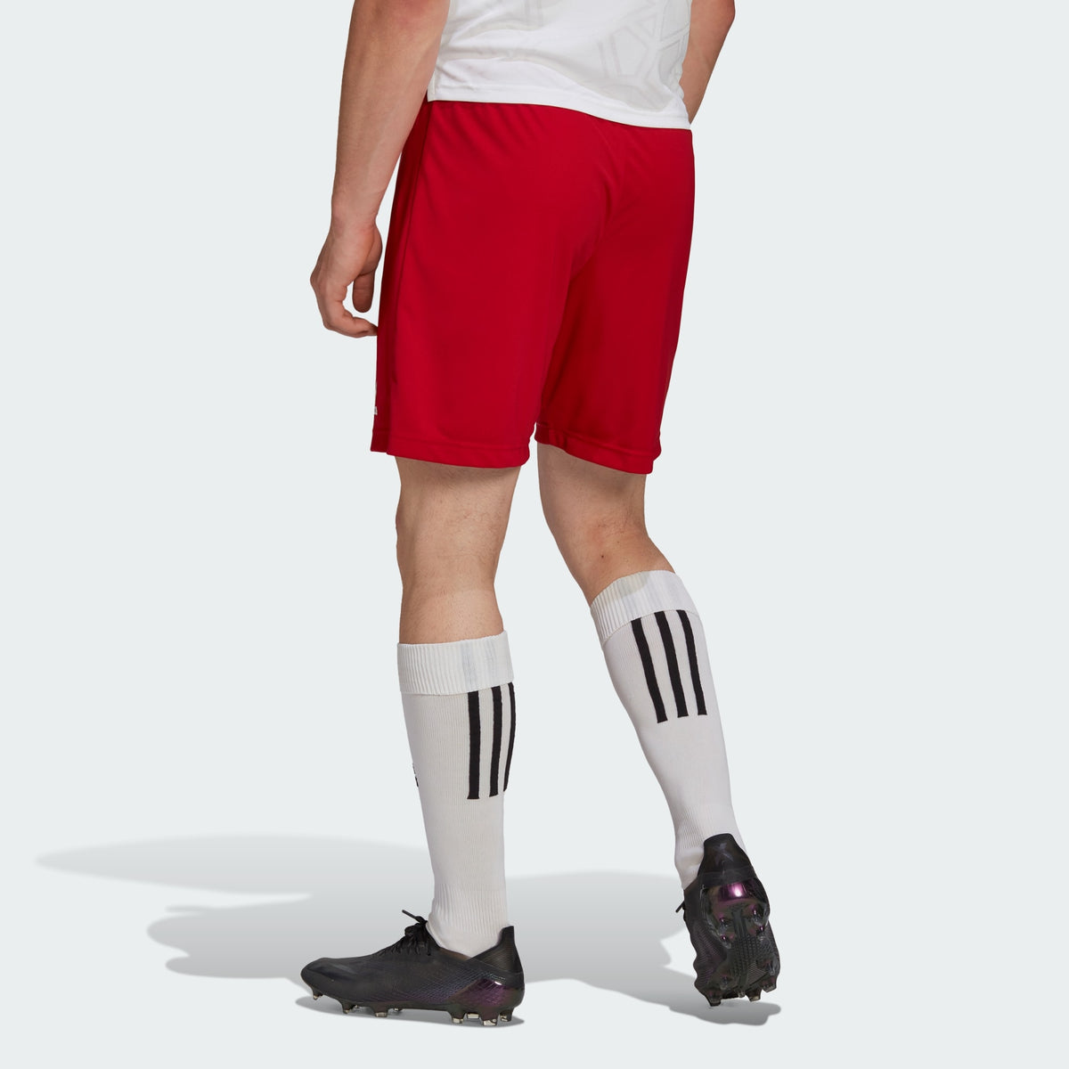 adidas Entrada 22 Soccer Short Red - H61735-ADIDAS by adidas | Available at Niky's Sports