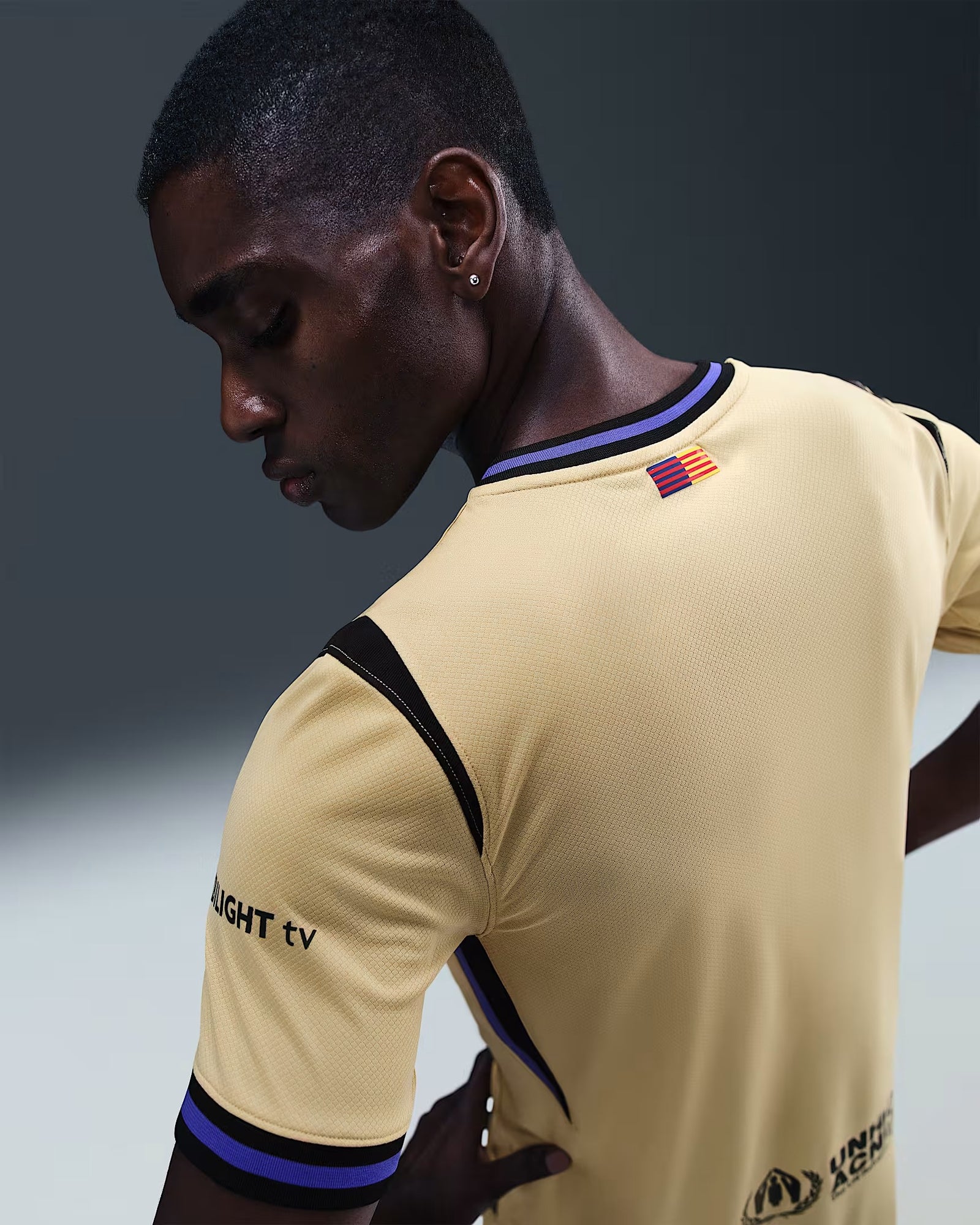 Nike FC Barcelona 2025/26 Away Stadium Jersey Men's - HJ4603-784-NIKE by Nike | Available at Niky's Sports